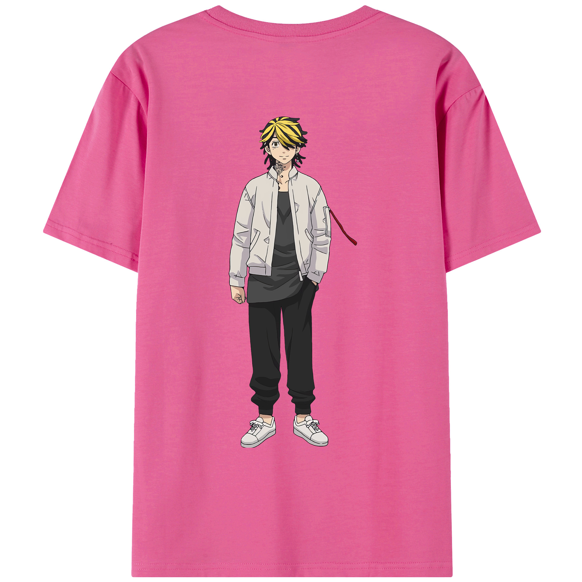 （画像用） 東京リベンジャーズ Tokyo Revengers レディース半袖Tシャツ(バックプリント)