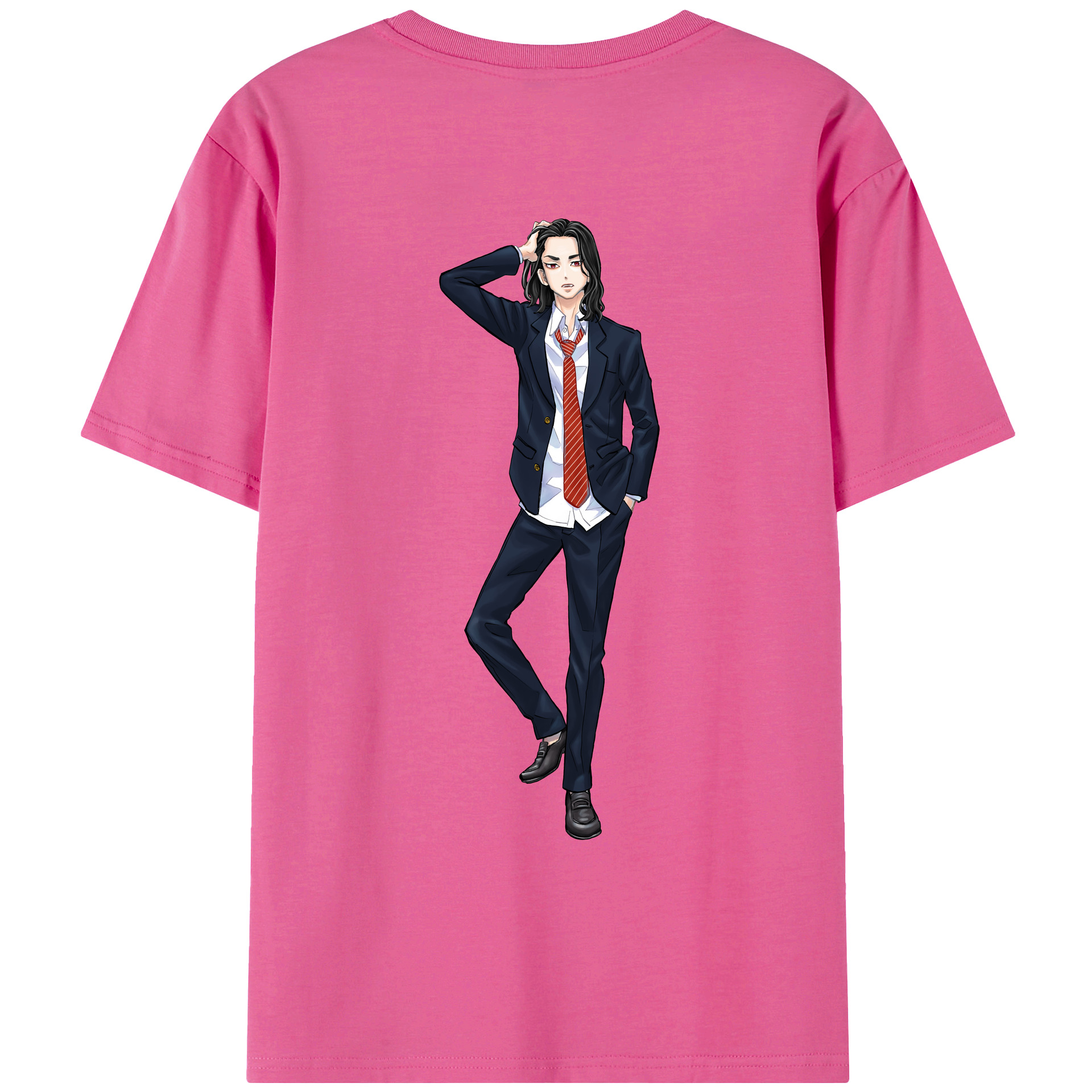 （画像用） 東京リベンジャーズ Tokyo Revengers レディース半袖Tシャツ(バックプリント)