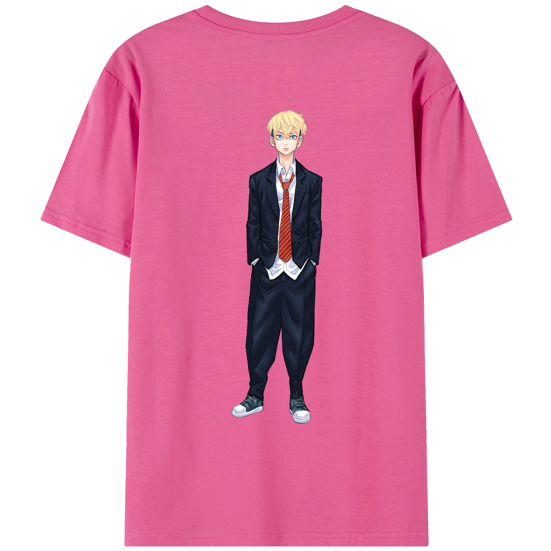 （画像用） 東京リベンジャーズ Tokyo Revengers レディース半袖Tシャツ(バックプリント)