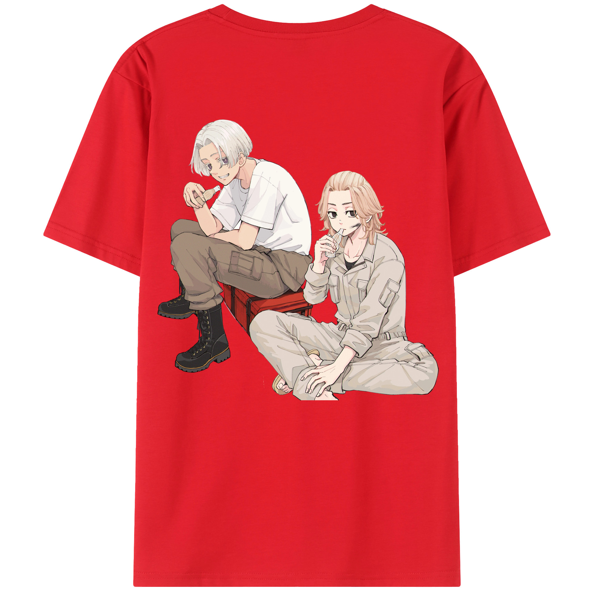 （画像用） 東京リベンジャーズ Tokyo Revengers レディース半袖Tシャツ(バックプリント)
