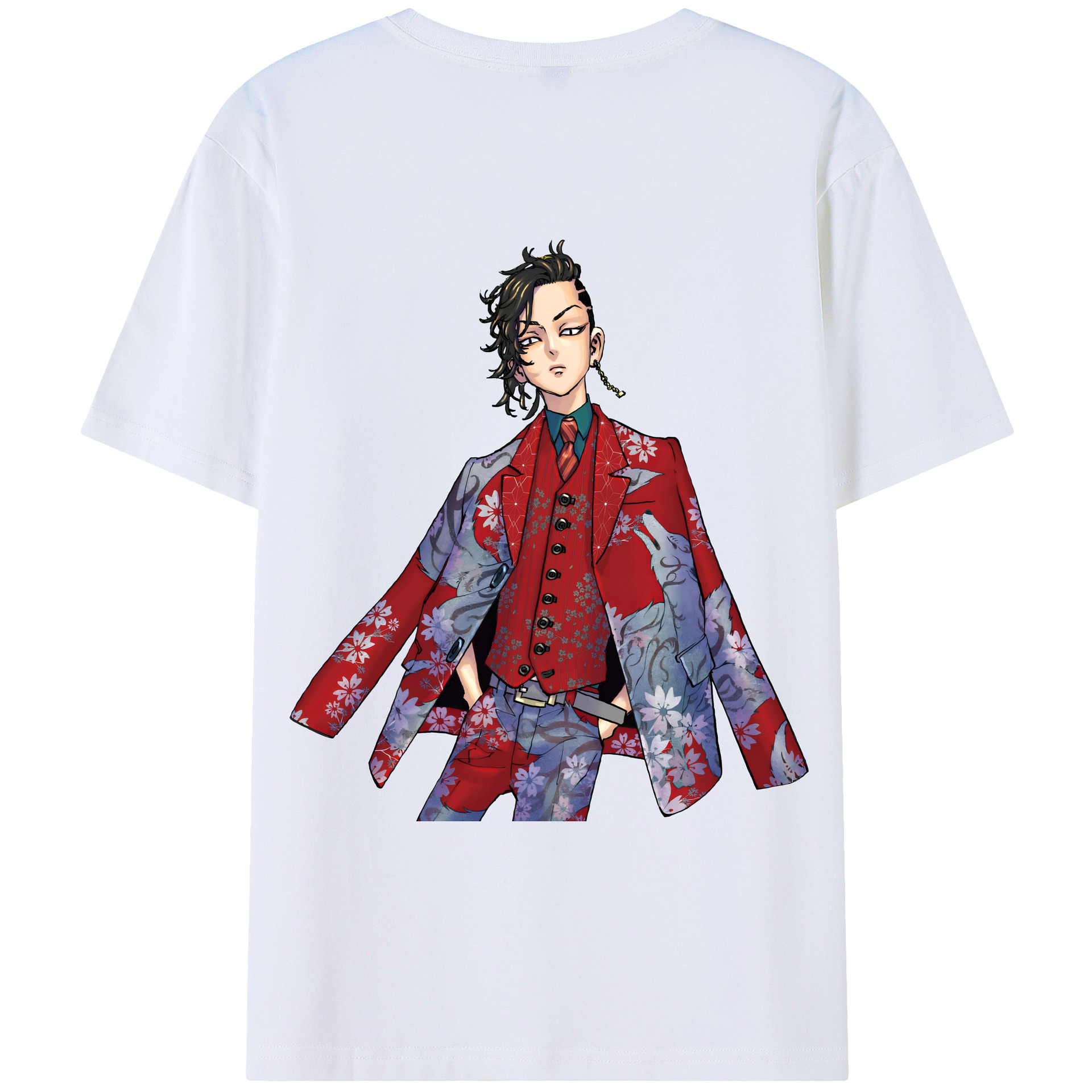 （画像用） 東京リベンジャーズ Tokyo Revengers レディース半袖Tシャツ(バックプリント)