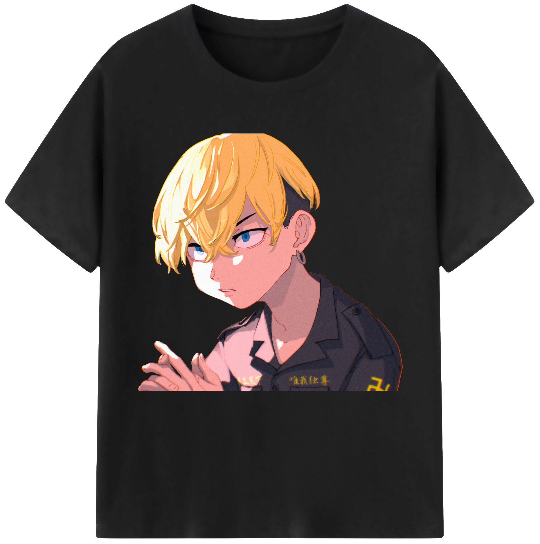 （画像用） 東京リベンジャーズ Tokyo Revengers レディースカジュアルプリントTシャツ（綿100％）