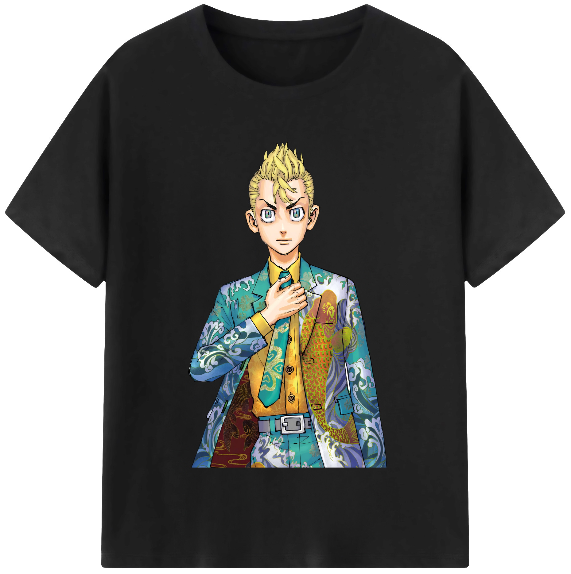（画像用） 東京リベンジャーズ Tokyo Revengers レディースカジュアルプリントTシャツ（綿100％）