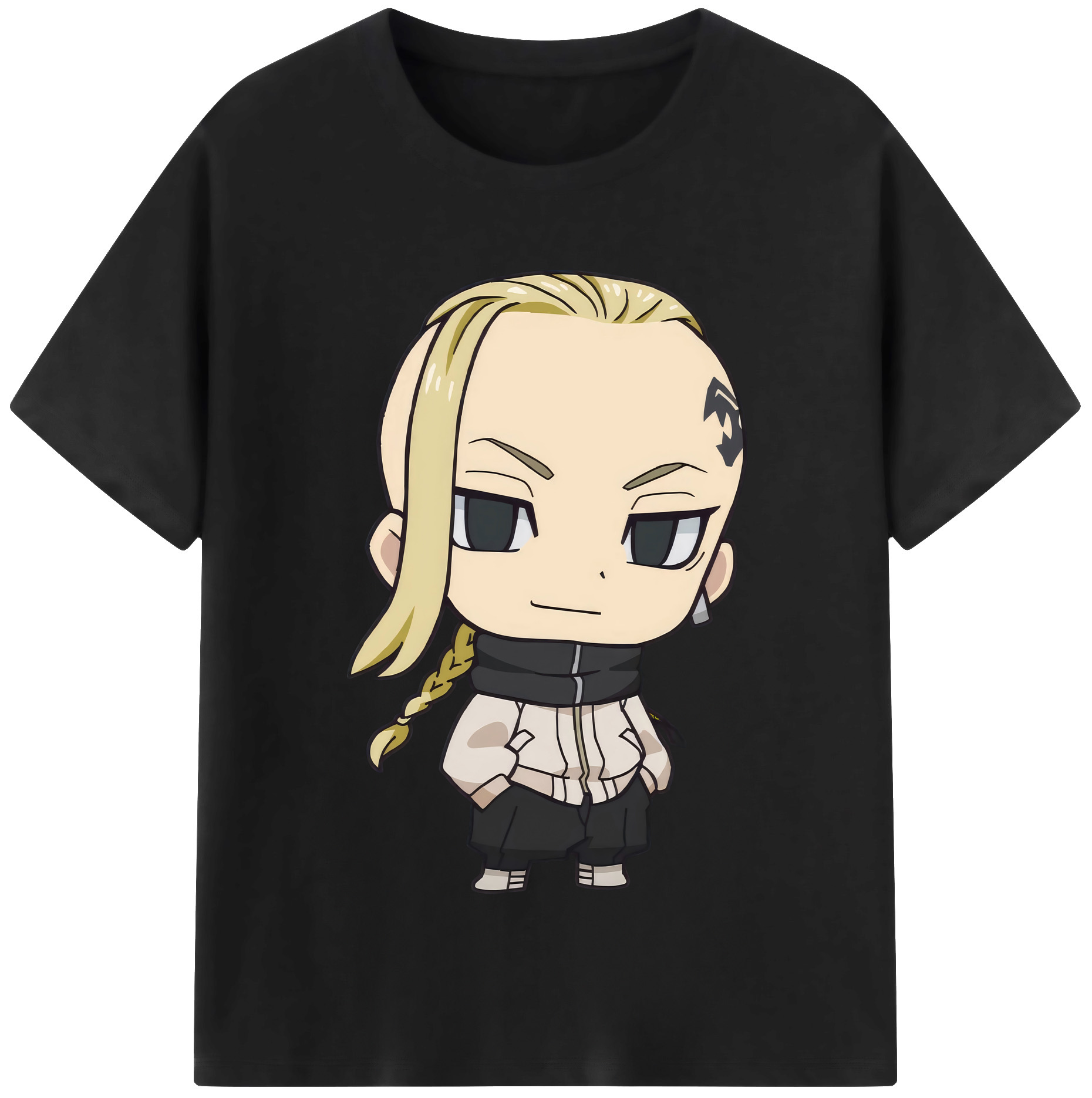 （画像用） 東京リベンジャーズ Tokyo Revengers レディースカジュアルプリントTシャツ（綿100％）