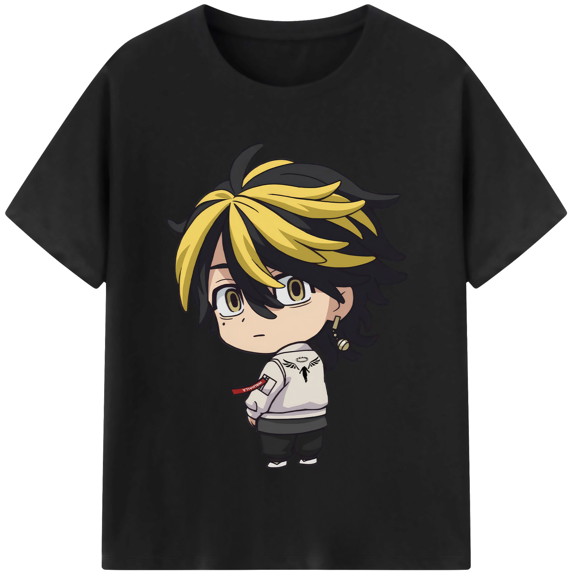（画像用） 東京リベンジャーズ Tokyo Revengers レディースカジュアルプリントTシャツ（綿100％）