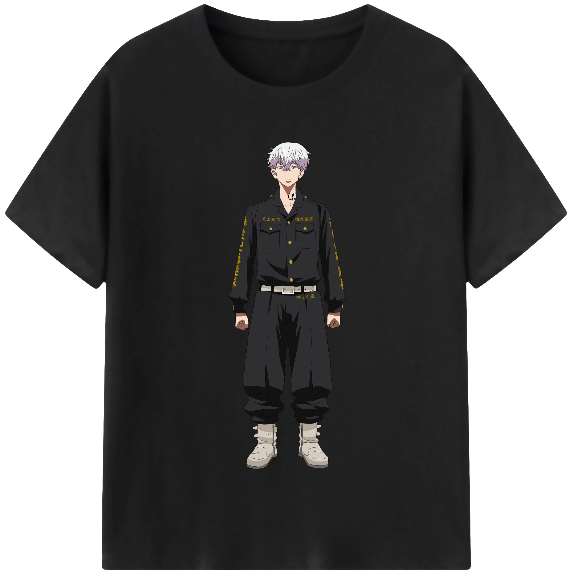 （画像用） 東京リベンジャーズ Tokyo Revengers レディースカジュアルプリントTシャツ（綿100％）