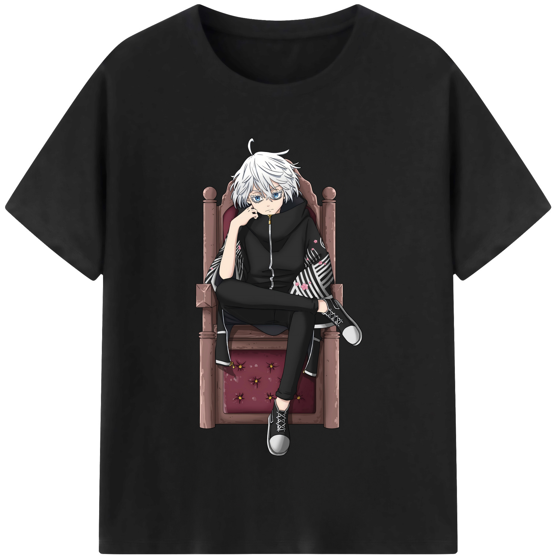 （画像用） 東京リベンジャーズ Tokyo Revengers レディースカジュアルプリントTシャツ（綿100％）