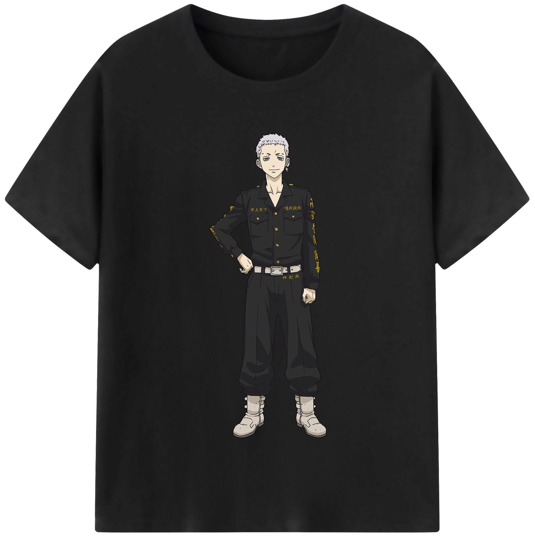 （画像用） 東京リベンジャーズ Tokyo Revengers レディースカジュアルプリントTシャツ（綿100％）