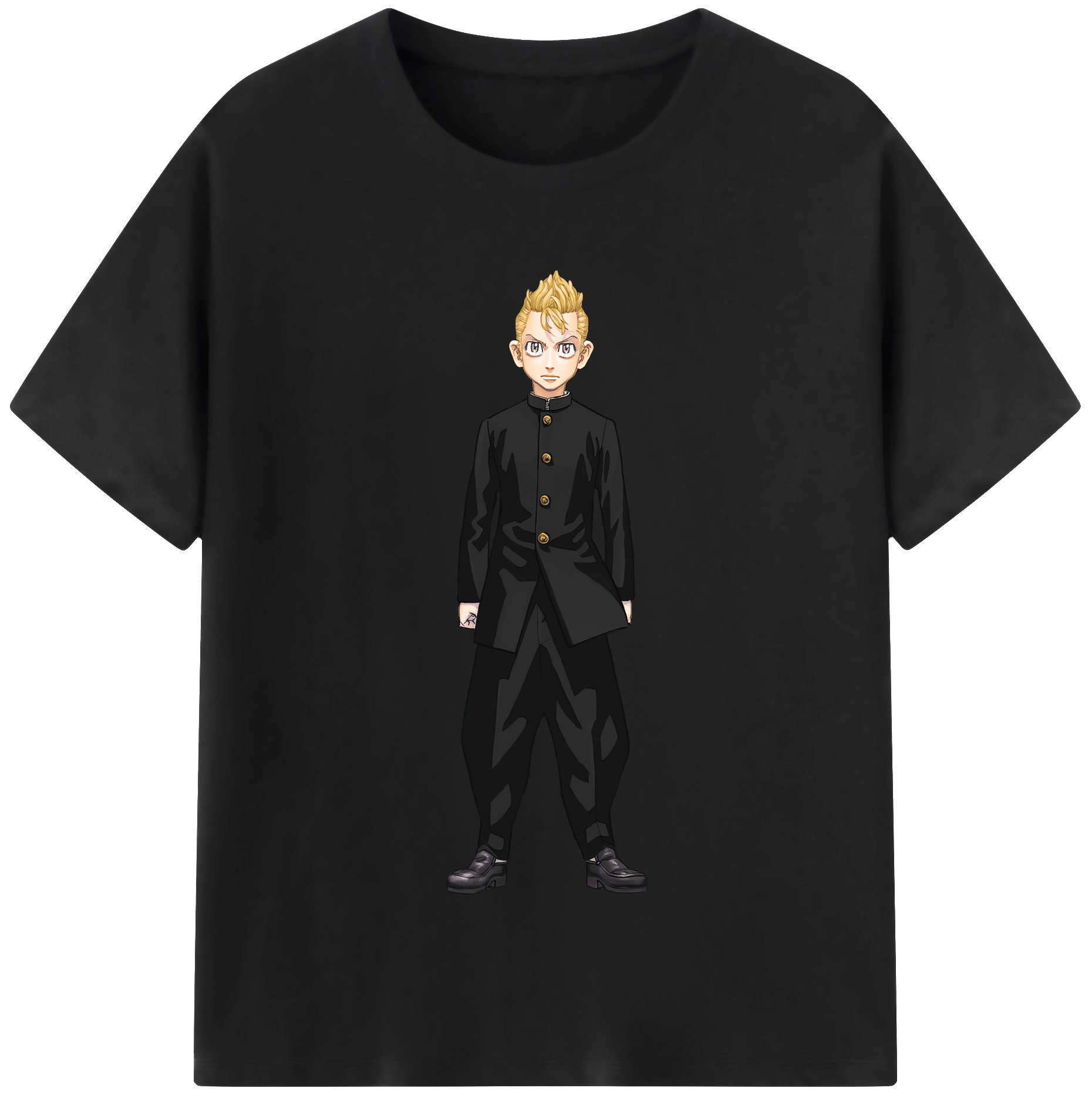（画像用） 東京リベンジャーズ Tokyo Revengers レディースカジュアルプリントTシャツ（綿100％）