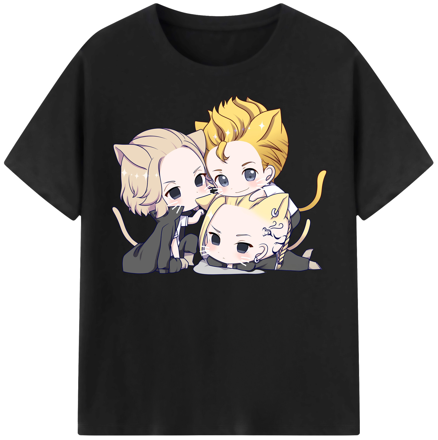 （画像用） 東京リベンジャーズ Tokyo Revengers レディースカジュアルプリントTシャツ（綿100％）