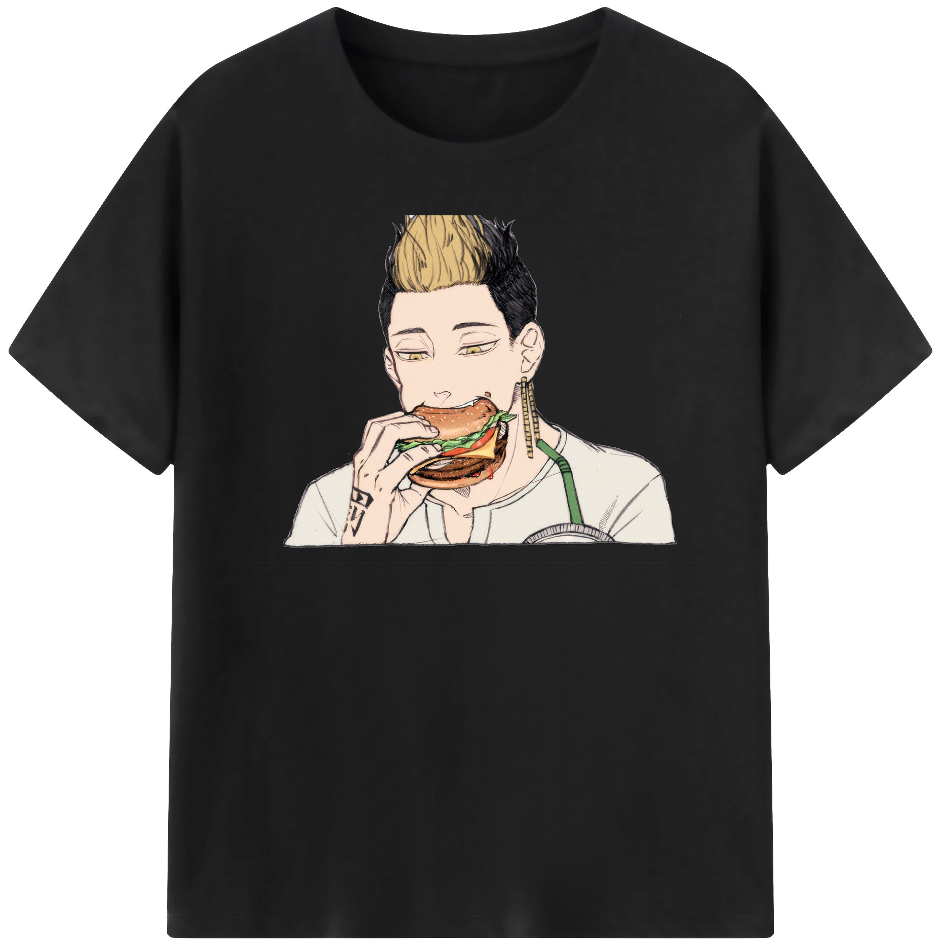 （画像用） 東京リベンジャーズ Tokyo Revengers レディースカジュアルプリントTシャツ（綿100％）