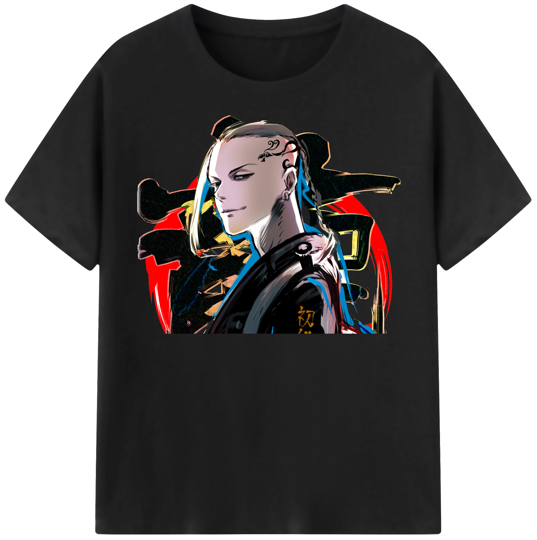 （画像用） 東京リベンジャーズ Tokyo Revengers レディースカジュアルプリントTシャツ（綿100％）