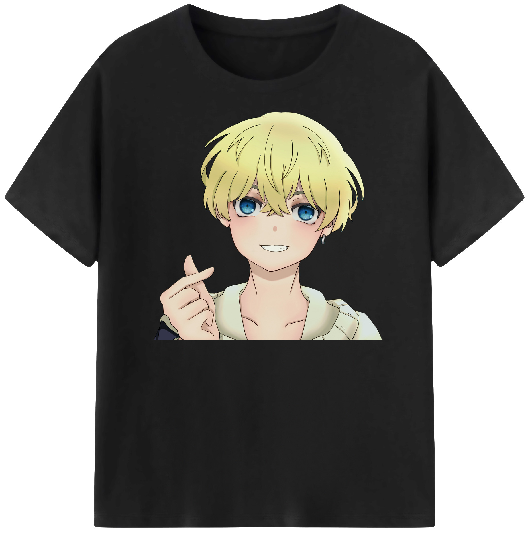 （画像用） 東京リベンジャーズ Tokyo Revengers レディースカジュアルプリントTシャツ（綿100％）