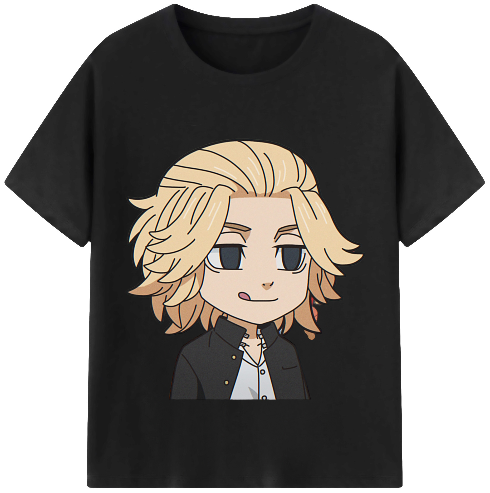（画像用） 東京リベンジャーズ Tokyo Revengers レディースカジュアルプリントTシャツ（綿100％）