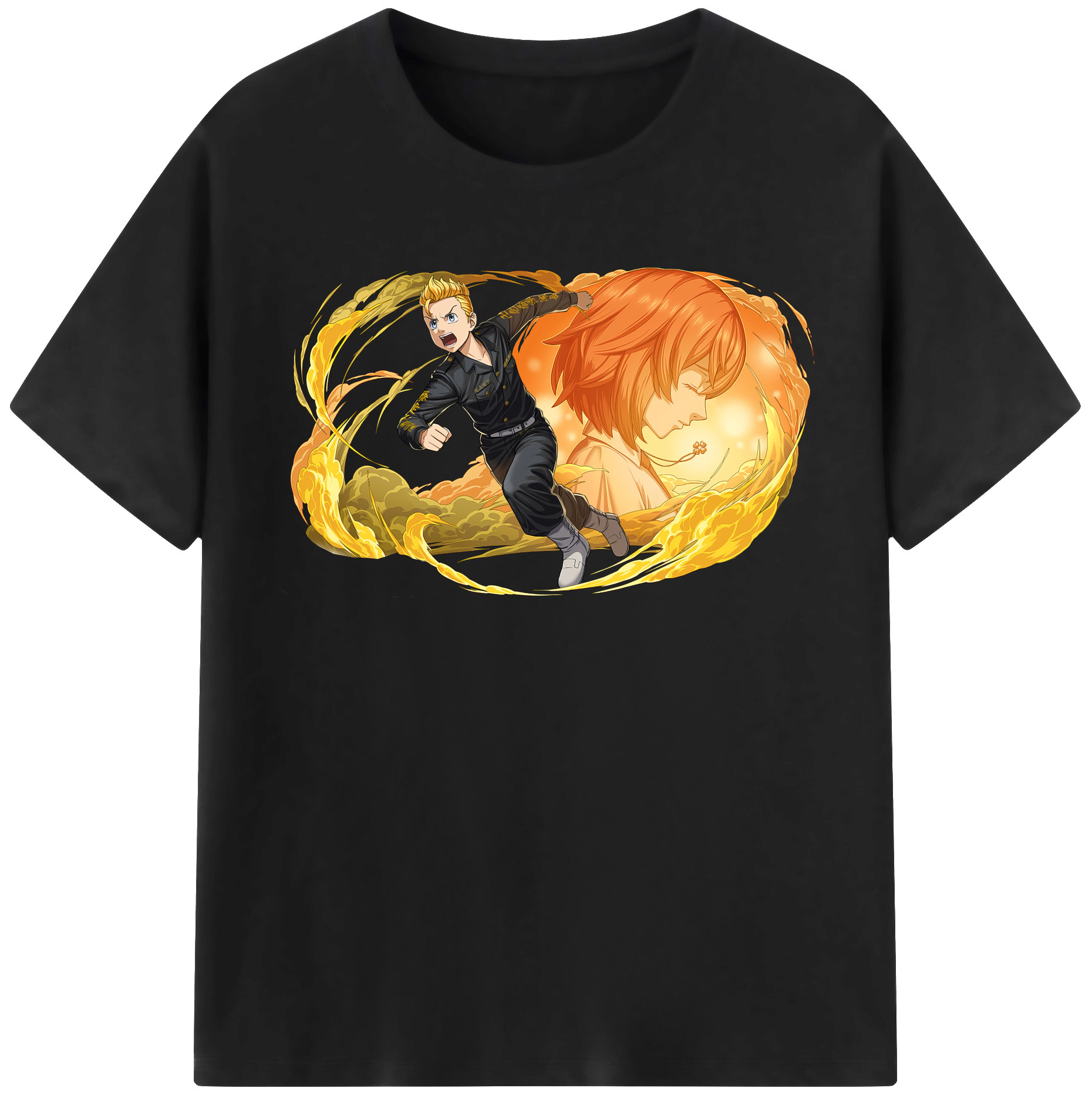（画像用） 東京リベンジャーズ Tokyo Revengers レディースカジュアルプリントTシャツ（綿100％）