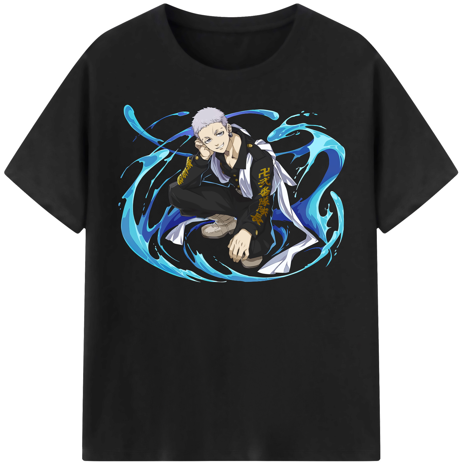 （画像用） 東京リベンジャーズ Tokyo Revengers レディースカジュアルプリントTシャツ（綿100％）