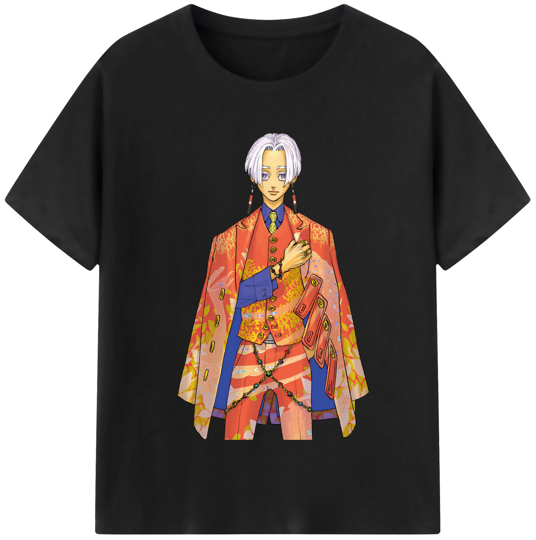 （画像用） 東京リベンジャーズ Tokyo Revengers レディースカジュアルプリントTシャツ（綿100％）
