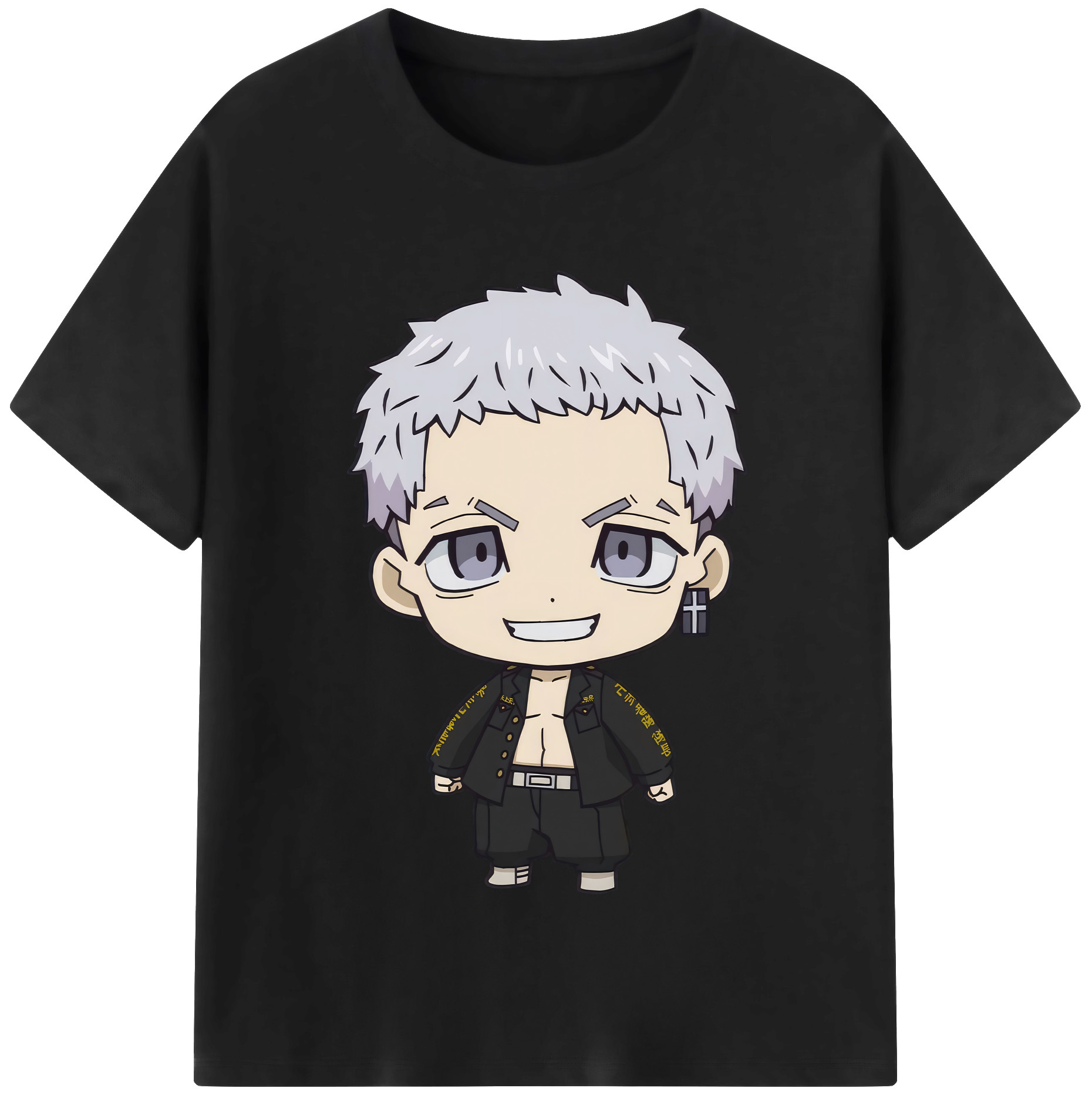 （画像用） 東京リベンジャーズ Tokyo Revengers レディースカジュアルプリントTシャツ（綿100％）