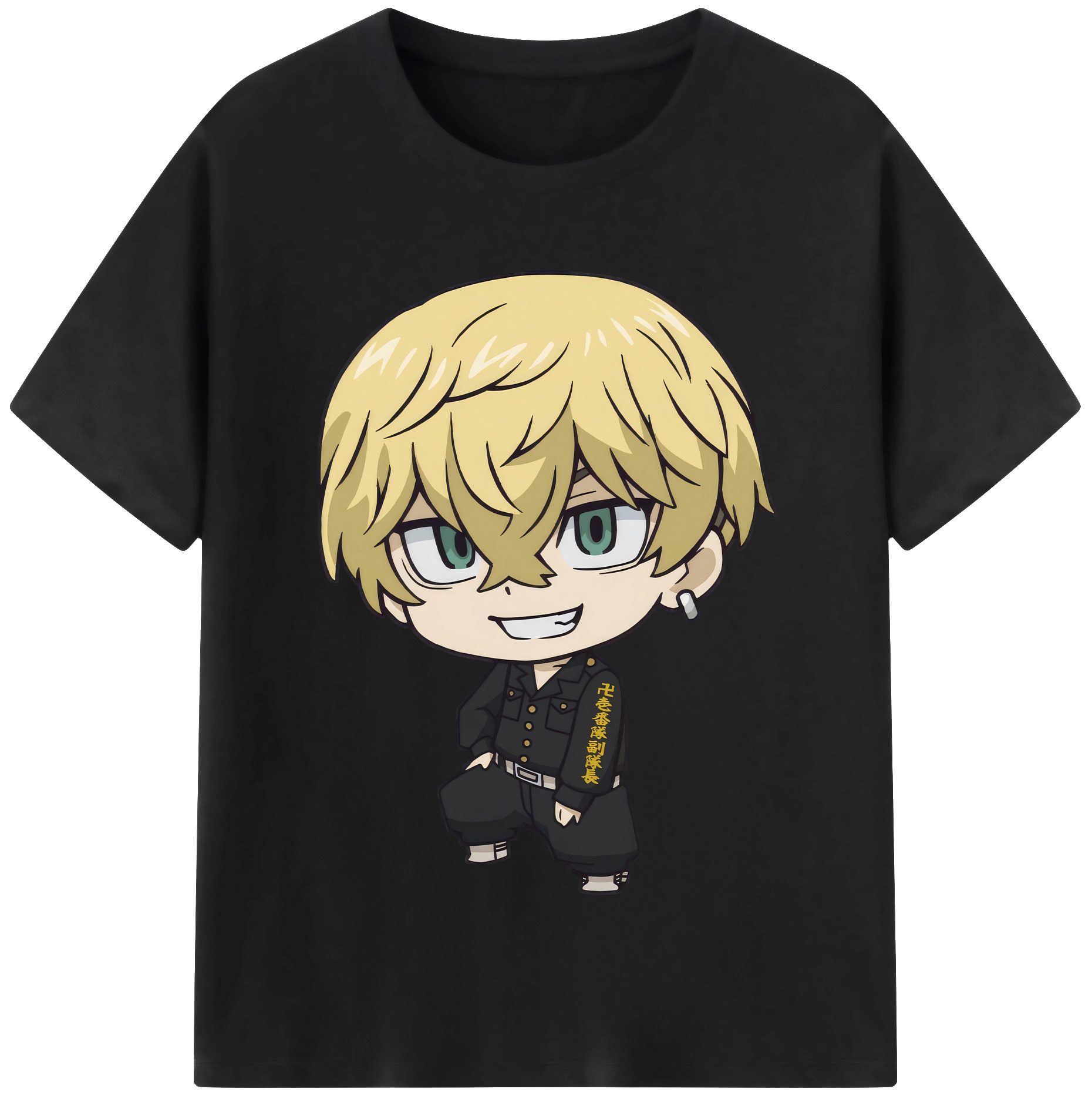 （画像用） 東京リベンジャーズ Tokyo Revengers レディースカジュアルプリントTシャツ（綿100％）