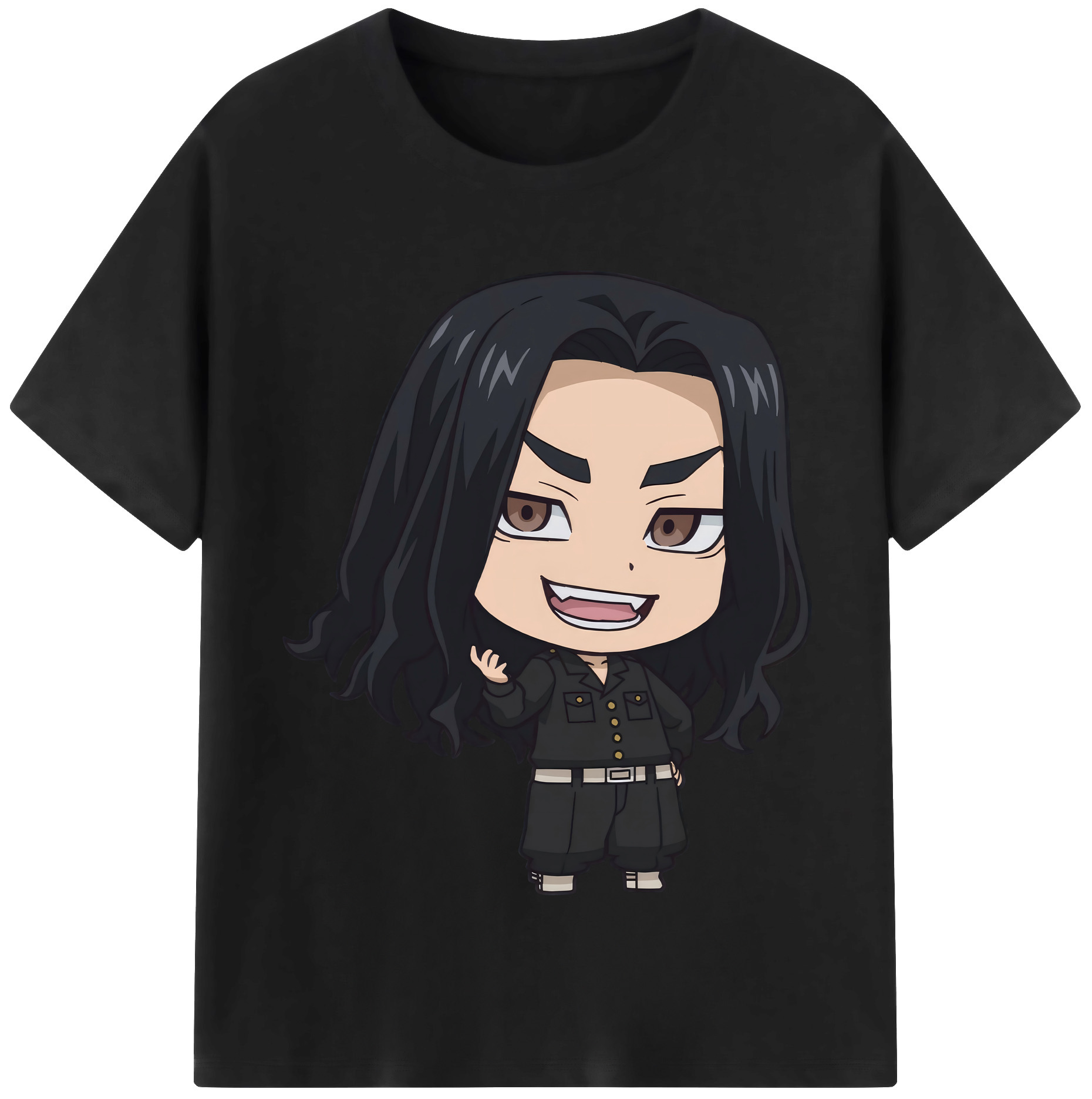 （画像用） 東京リベンジャーズ Tokyo Revengers レディースカジュアルプリントTシャツ（綿100％）