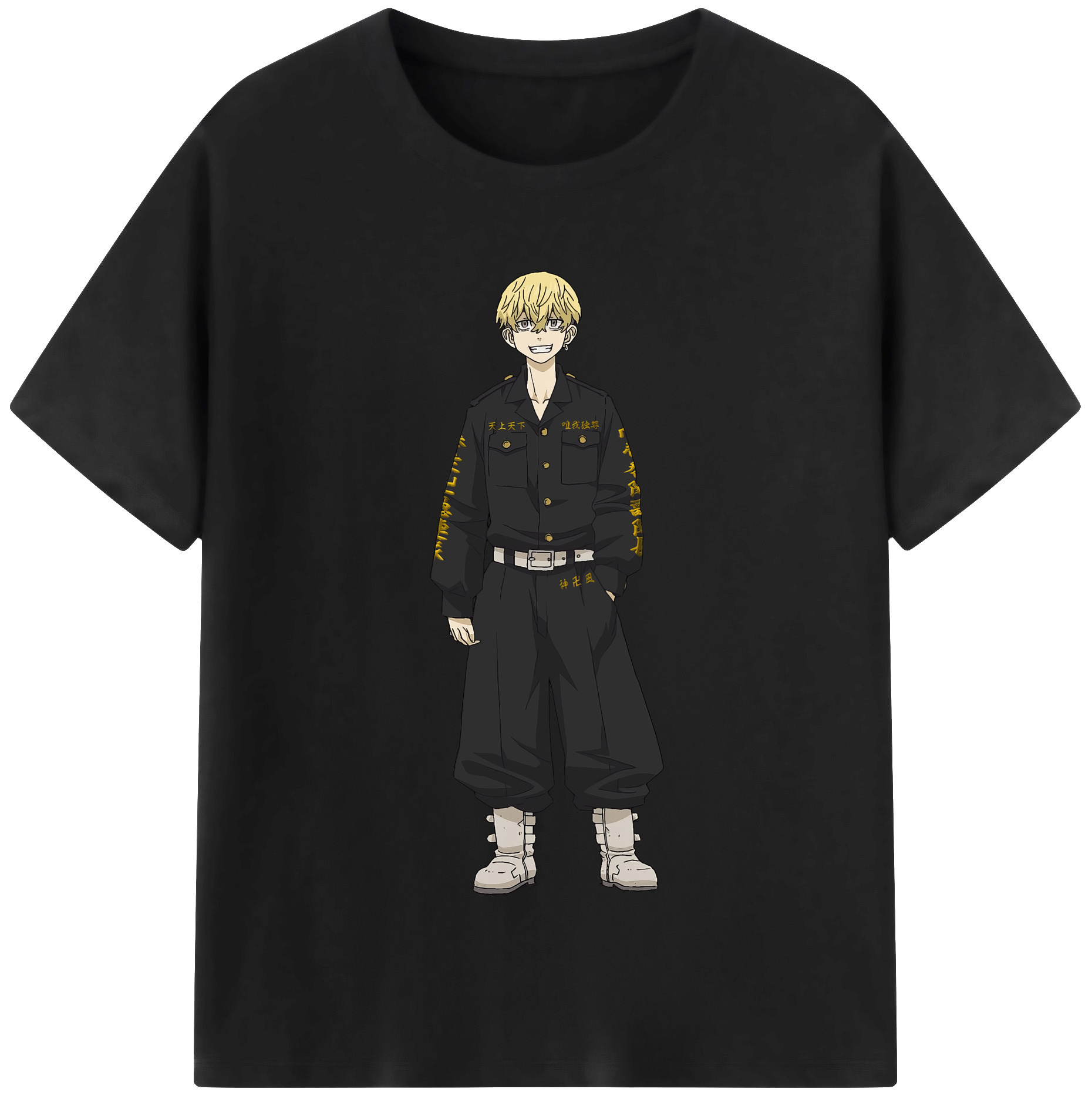 （画像用） 東京リベンジャーズ Tokyo Revengers レディースカジュアルプリントTシャツ（綿100％）