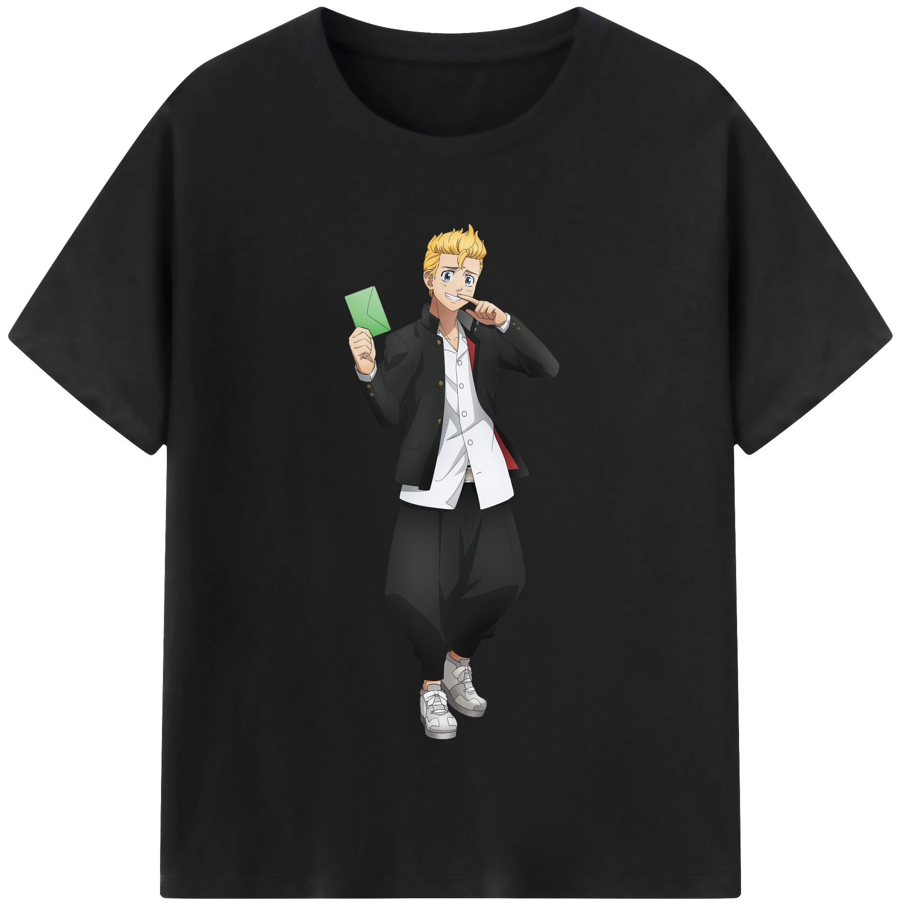 （画像用） 東京リベンジャーズ Tokyo Revengers レディースカジュアルプリントTシャツ（綿100％）