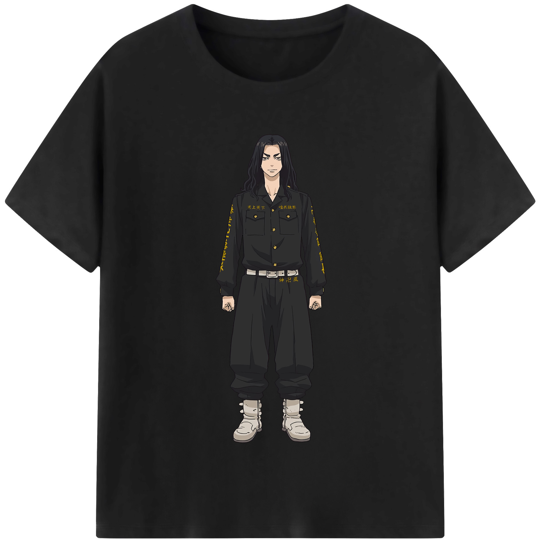 （画像用） 東京リベンジャーズ Tokyo Revengers レディースカジュアルプリントTシャツ（綿100％）