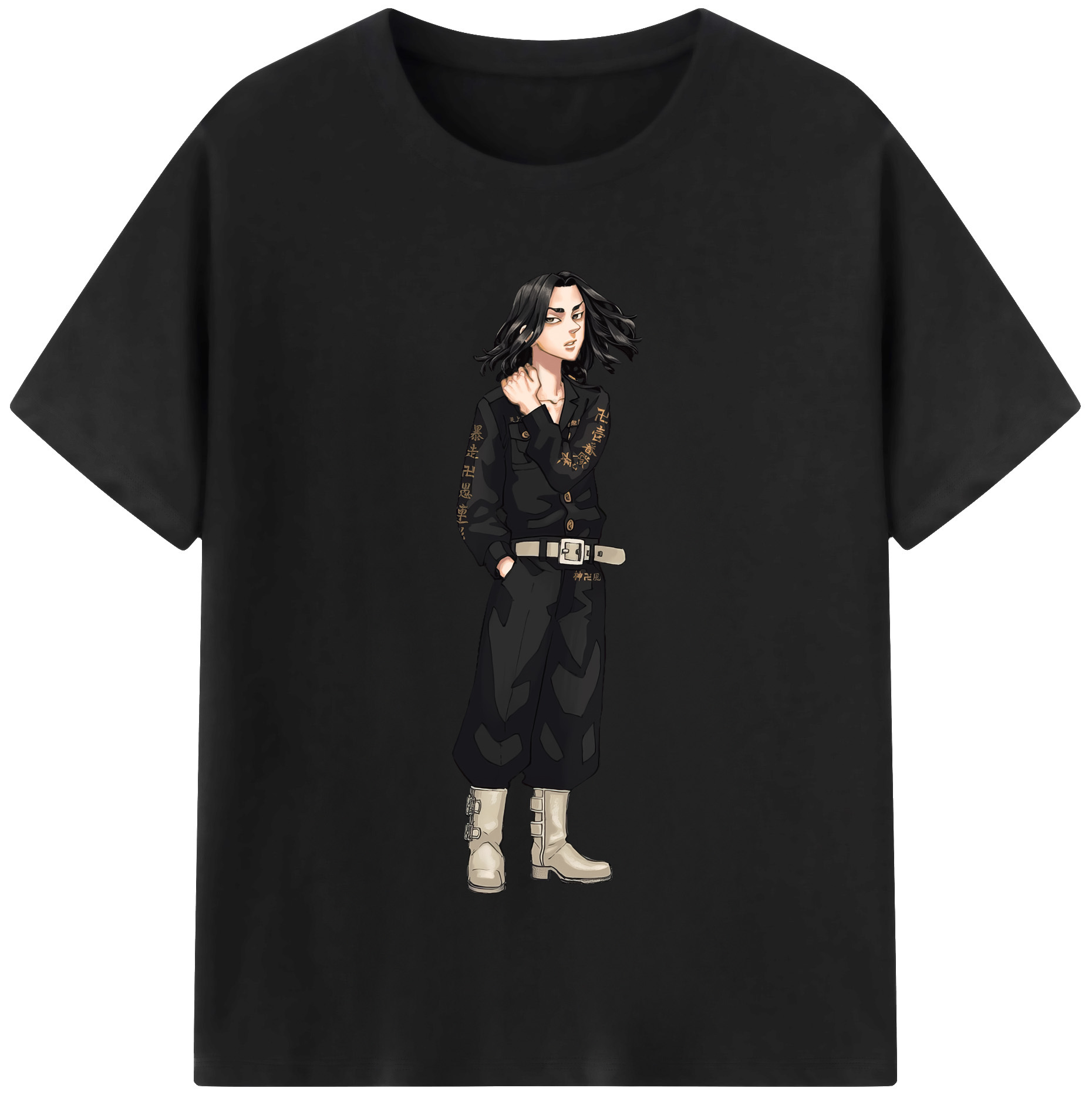 （画像用） 東京リベンジャーズ Tokyo Revengers レディースカジュアルプリントTシャツ（綿100％）