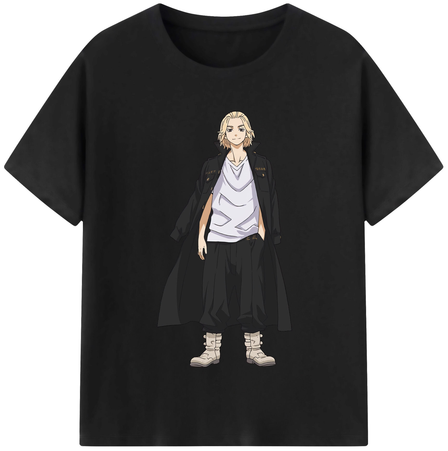 （画像用） 東京リベンジャーズ Tokyo Revengers レディースカジュアルプリントTシャツ（綿100％）