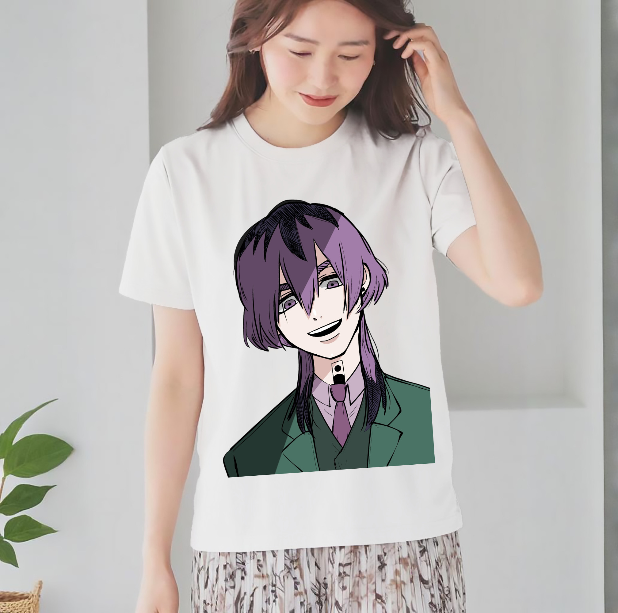 東京リベンジャーズ Tokyo Revengers レディースカジュアルプリントTシャツ（綿100％）