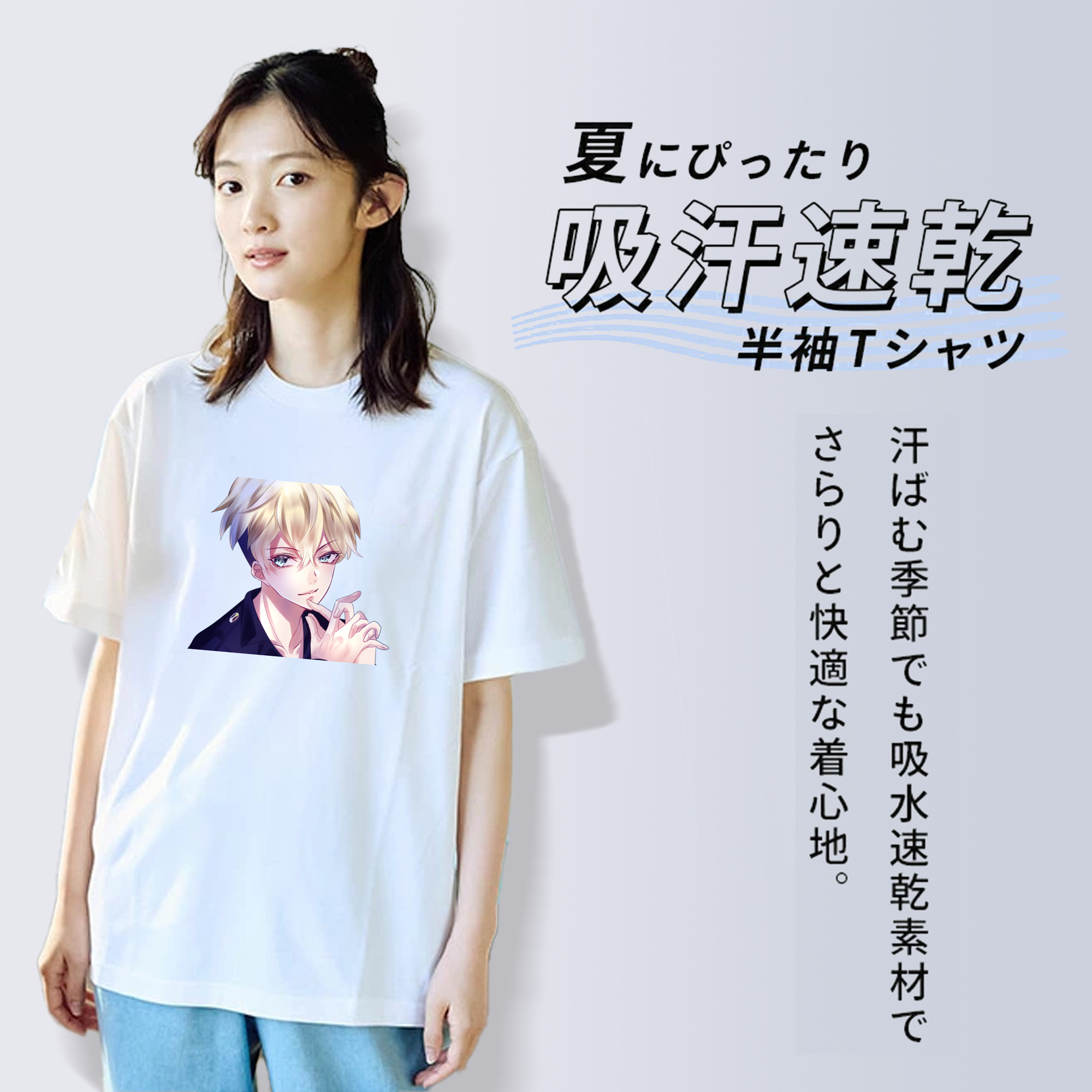 東京リベンジャーズ Tokyo Revengers レディースカジュアルプリントTシャツ（綿100％）