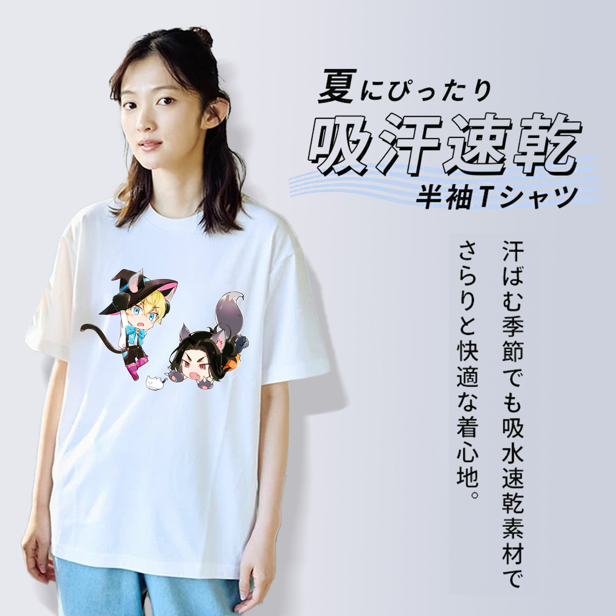 東京リベンジャーズ Tokyo Revengers レディースカジュアルプリントTシャツ（綿100％）