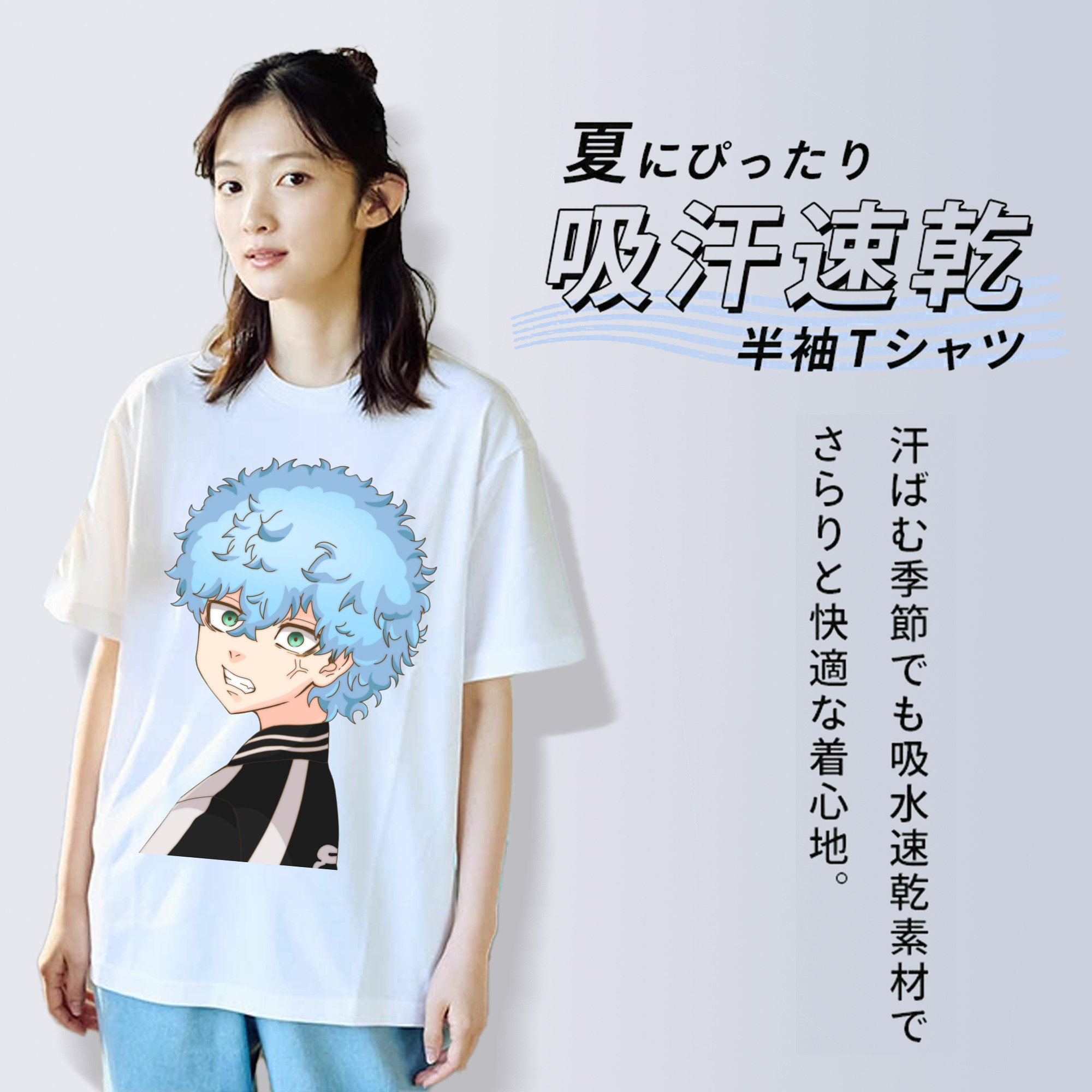 東京リベンジャーズ Tokyo Revengers レディースカジュアルプリントTシャツ（綿100％）