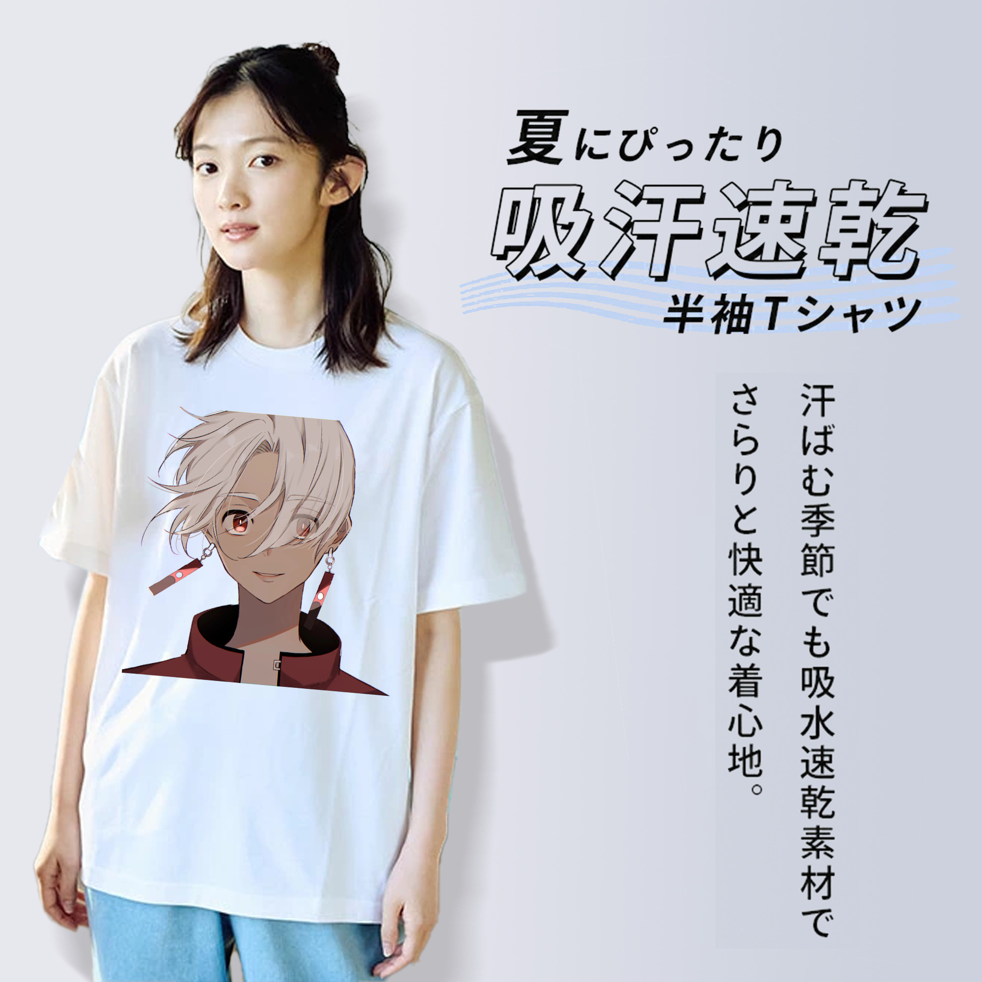 東京リベンジャーズ Tokyo Revengers レディースカジュアルプリントTシャツ（綿100％）