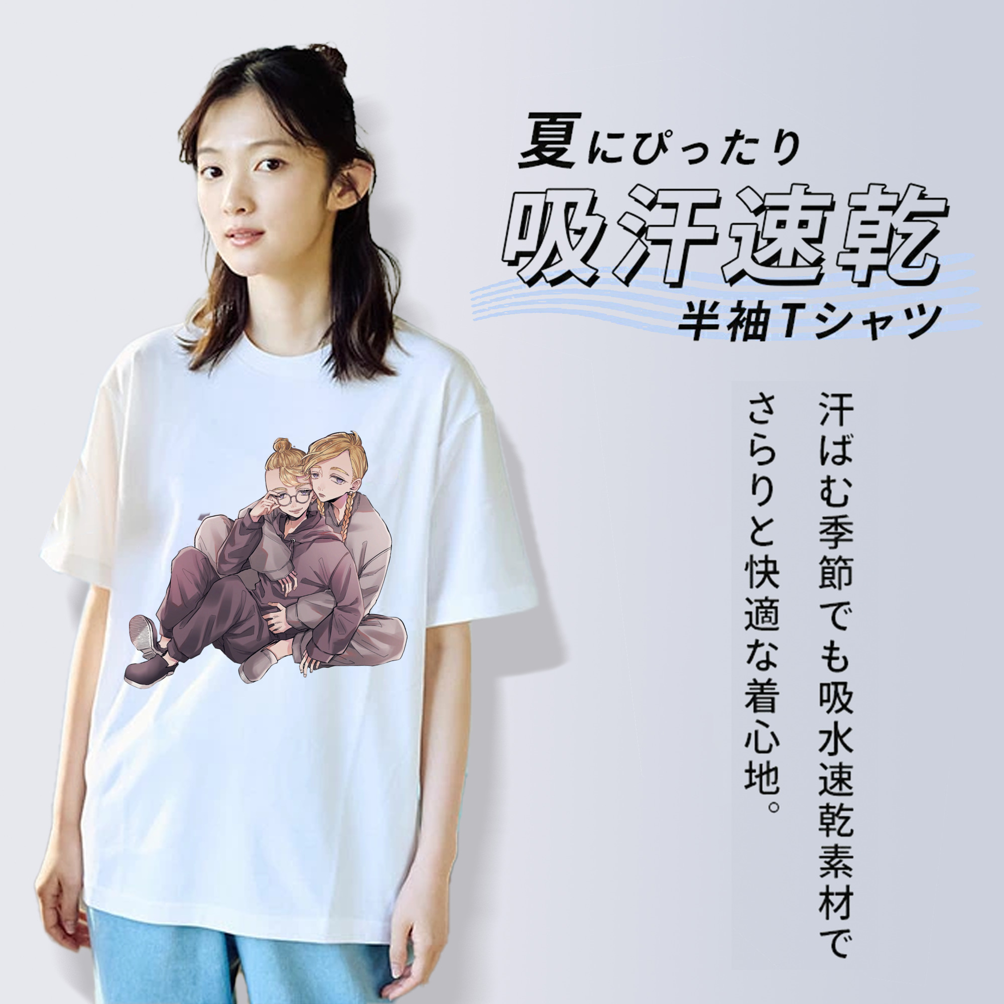 東京リベンジャーズ Tokyo Revengers レディースカジュアルプリントTシャツ（綿100％）