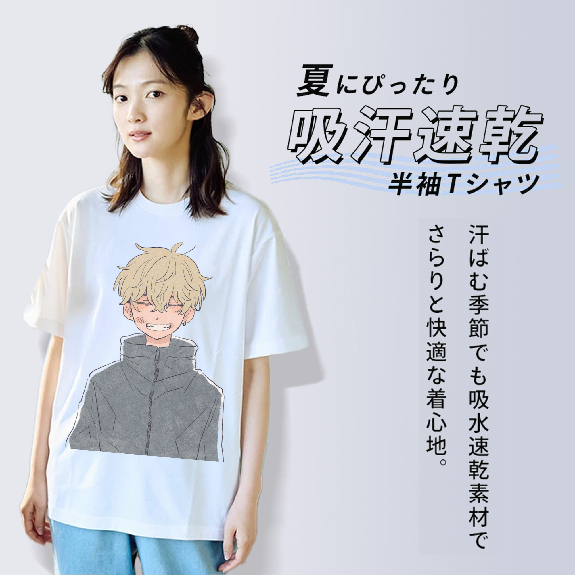 東京リベンジャーズ Tokyo Revengers レディースカジュアルプリントTシャツ（綿100％）