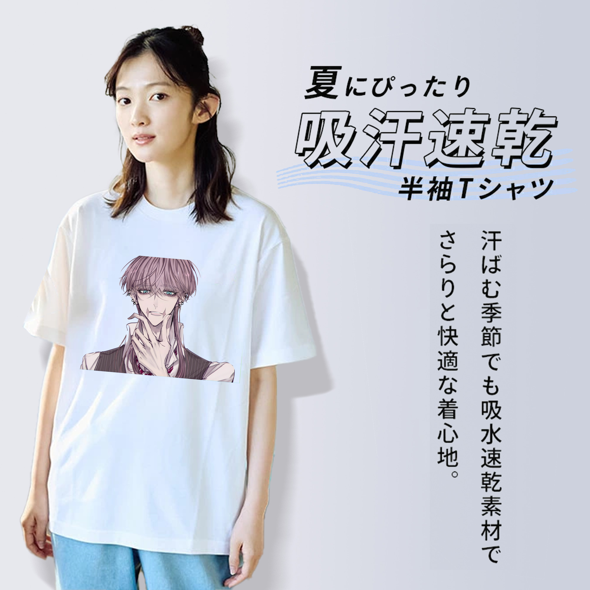 東京リベンジャーズ Tokyo Revengers レディースカジュアルプリントTシャツ（綿100％）
