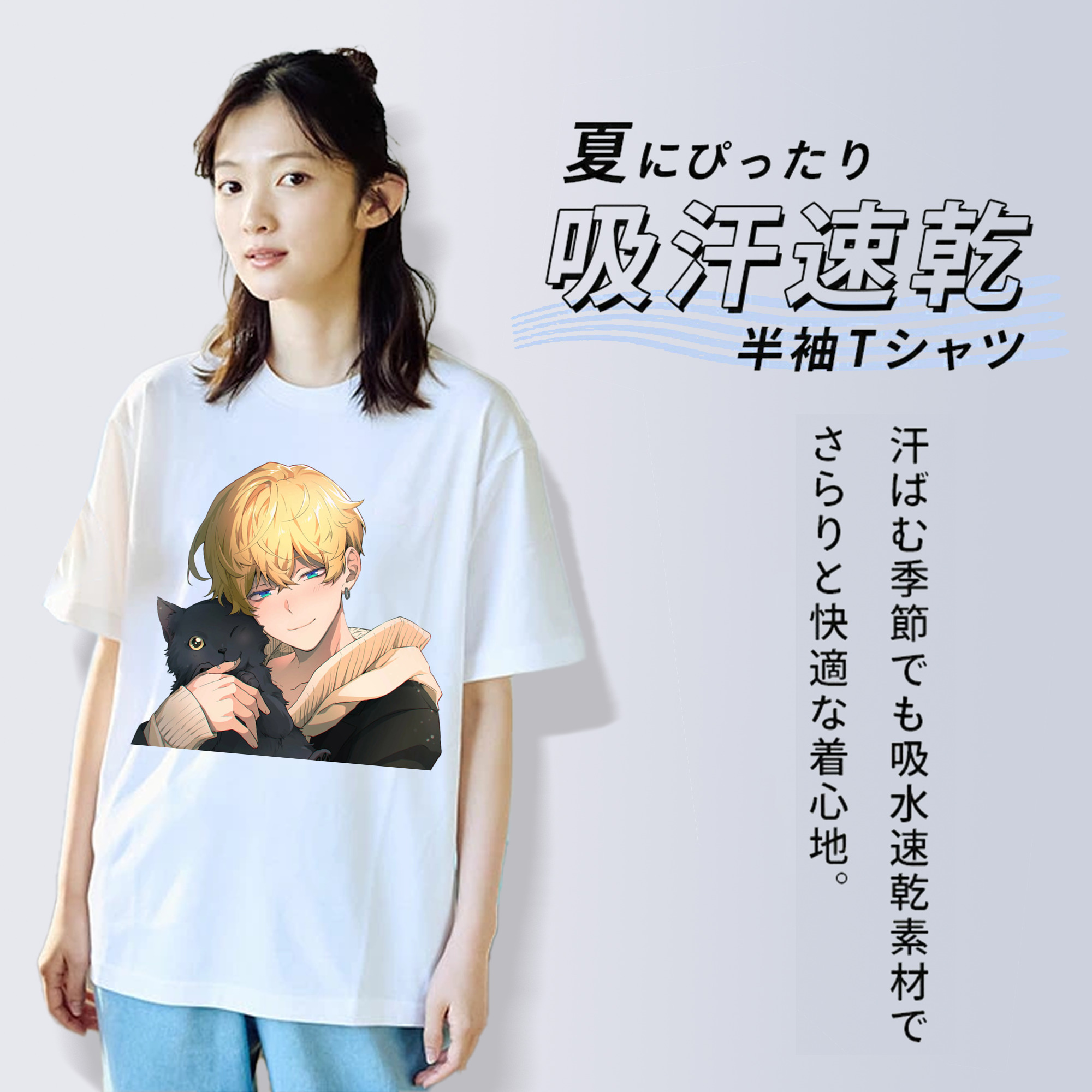東京リベンジャーズ Tokyo Revengers レディースカジュアルプリントTシャツ（綿100％）