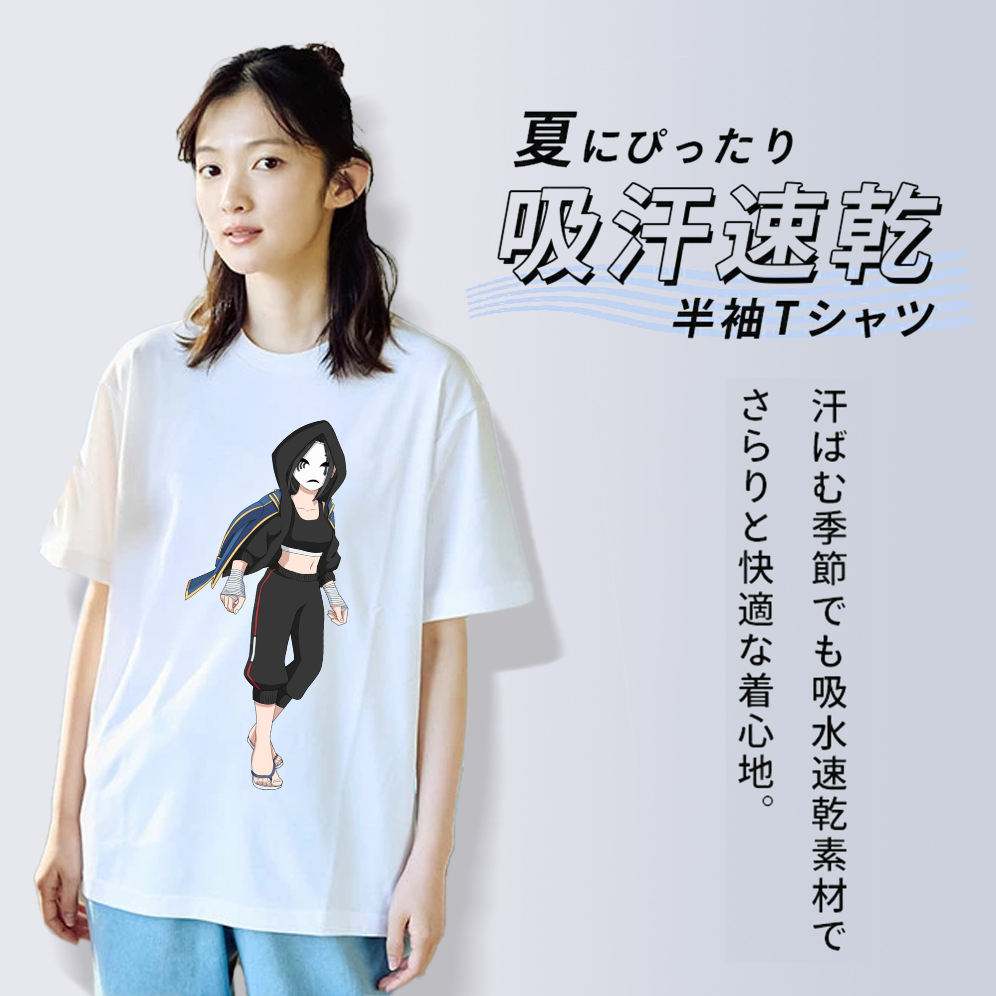 東京リベンジャーズ Tokyo Revengers レディースカジュアルプリントTシャツ（綿100％）