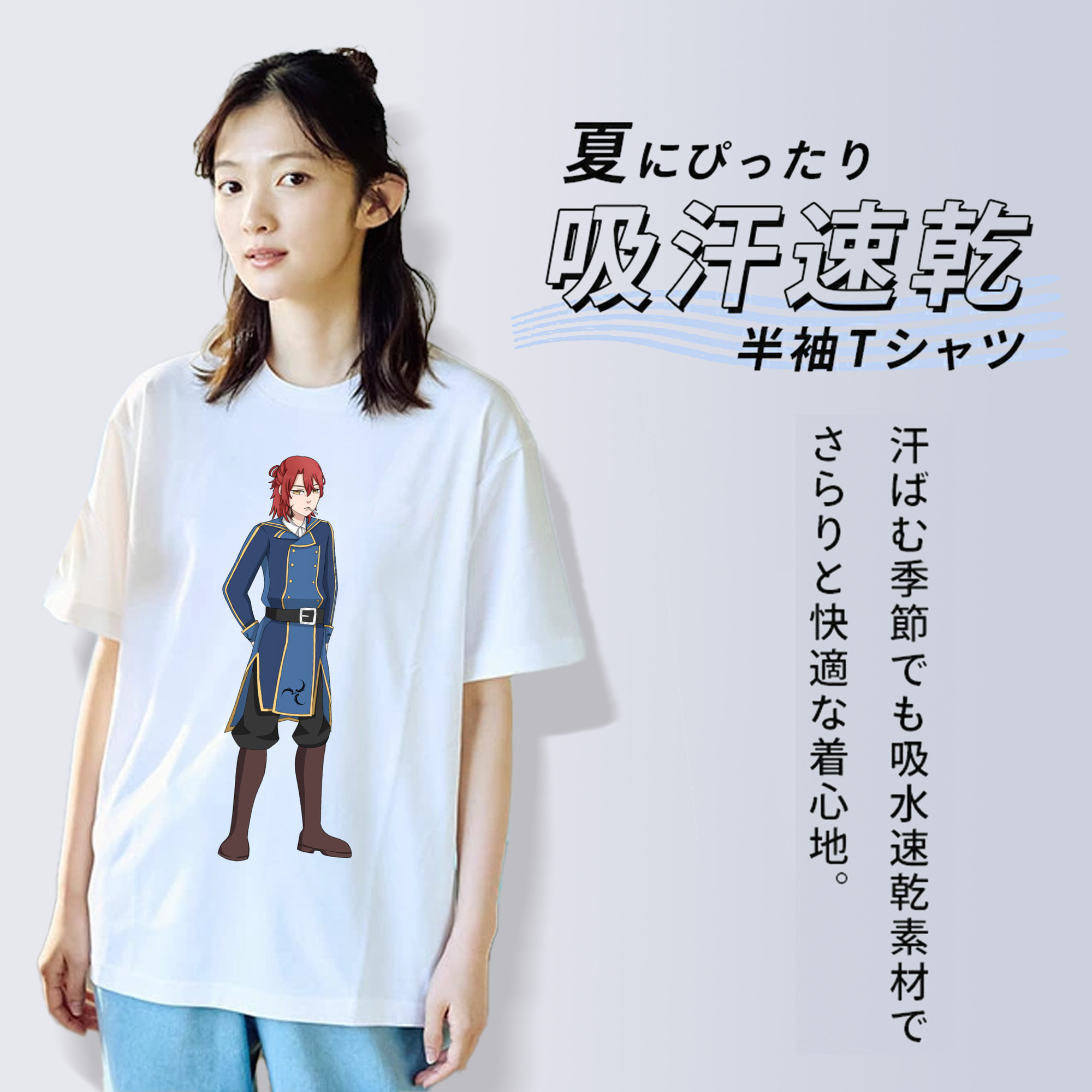 東京リベンジャーズ Tokyo Revengers レディースカジュアルプリントTシャツ（綿100％）