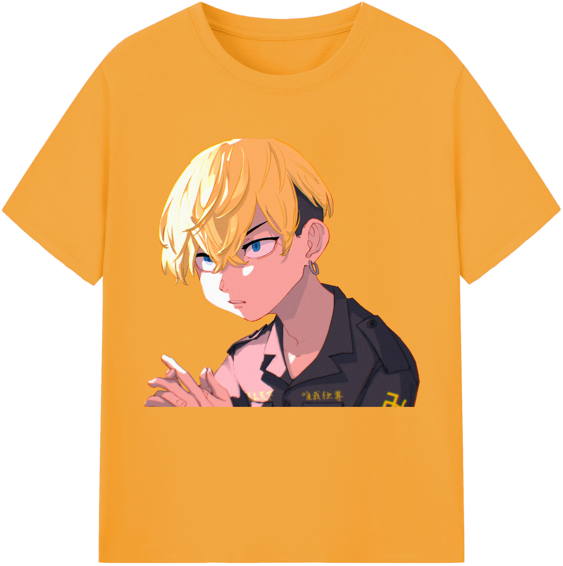 （画像用） 東京リベンジャーズ Tokyo Revengers レディースカジュアルプリントTシャツ（綿100％）
