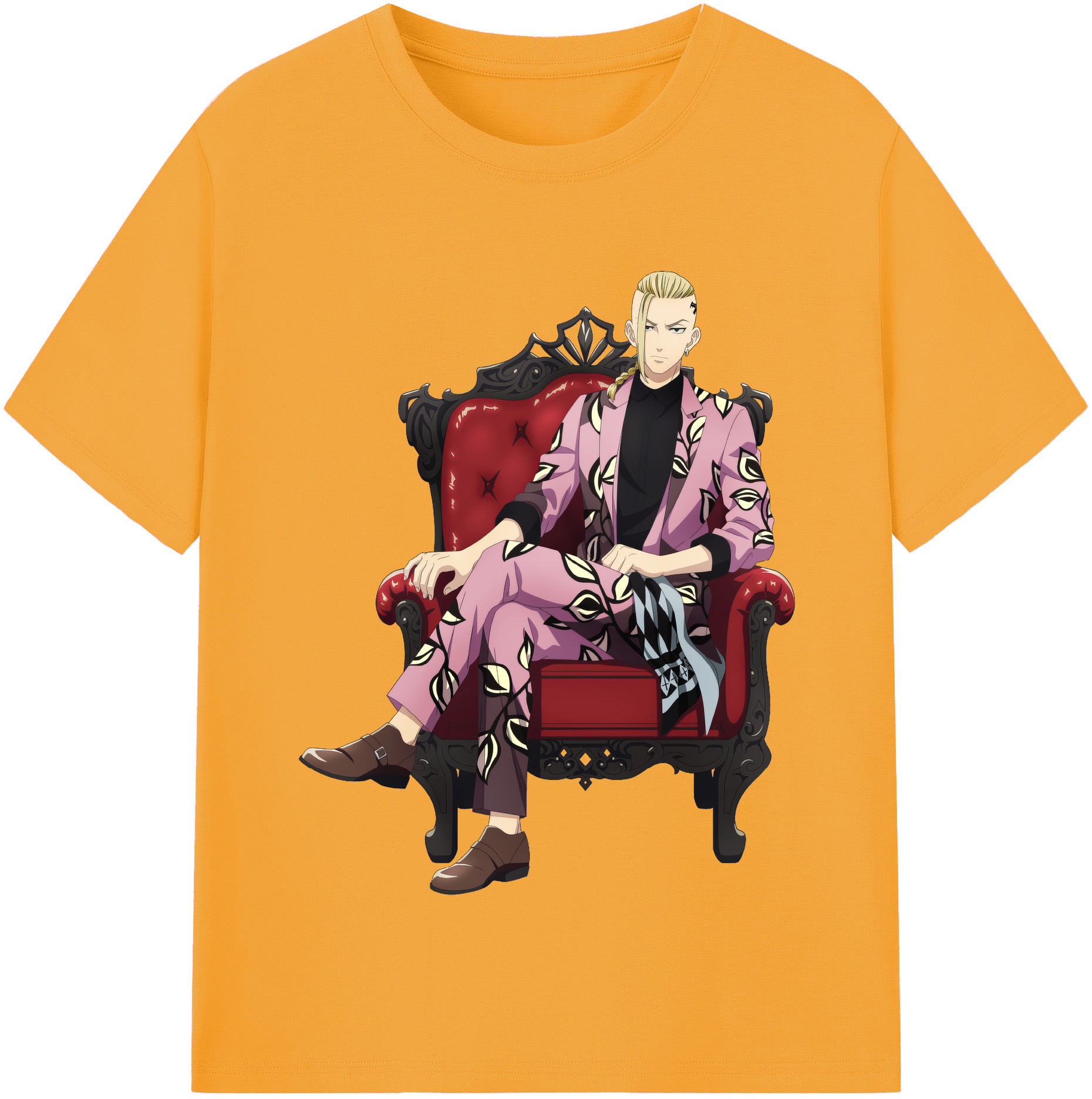 （画像用） 東京リベンジャーズ Tokyo Revengers レディースカジュアルプリントTシャツ（綿100％）