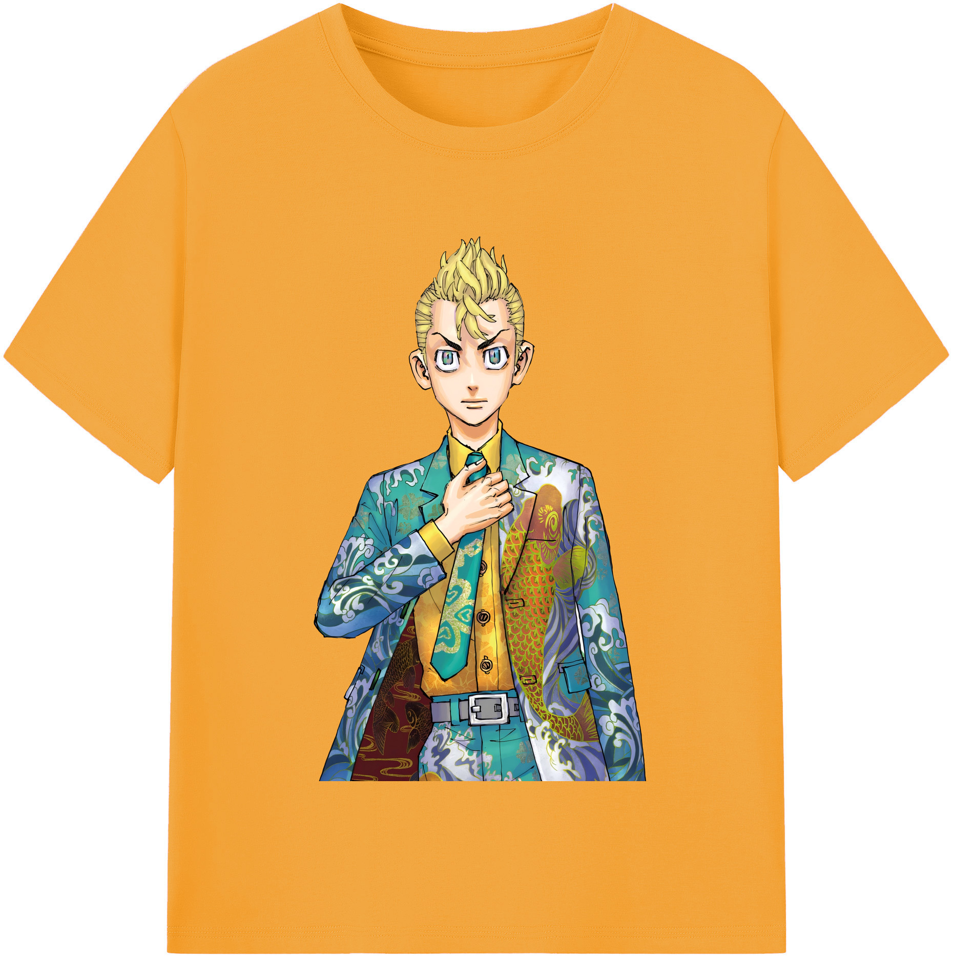 （画像用） 東京リベンジャーズ Tokyo Revengers レディースカジュアルプリントTシャツ（綿100％）