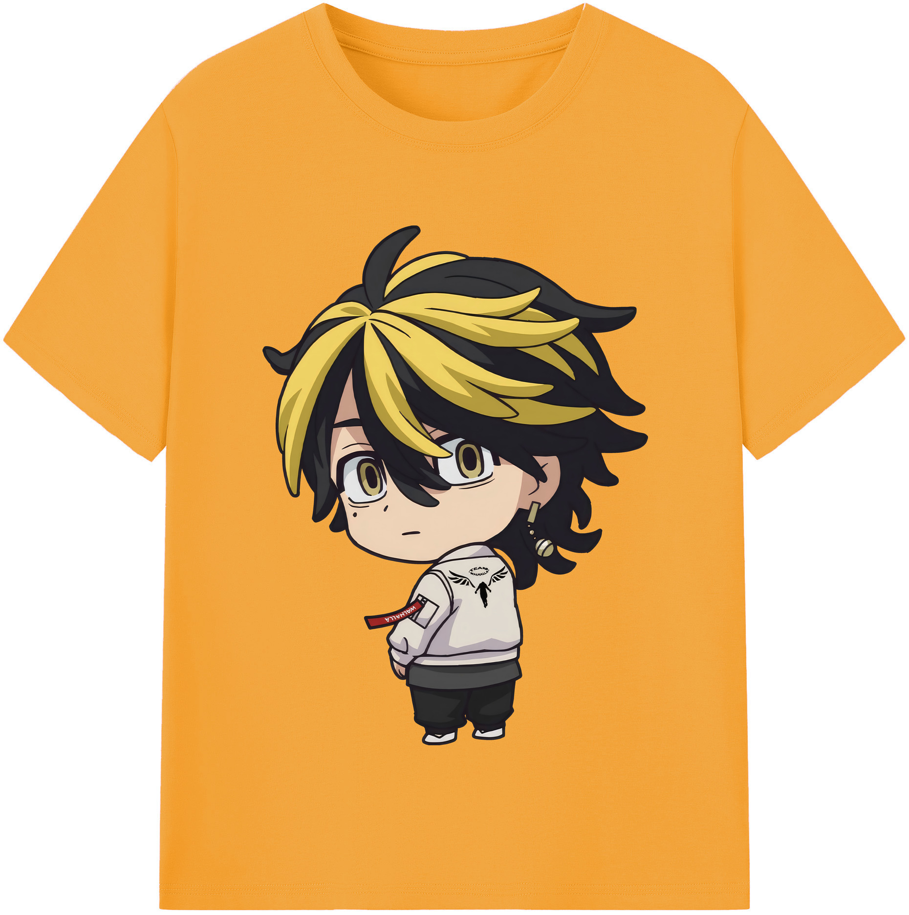 （画像用） 東京リベンジャーズ Tokyo Revengers レディースカジュアルプリントTシャツ（綿100％）
