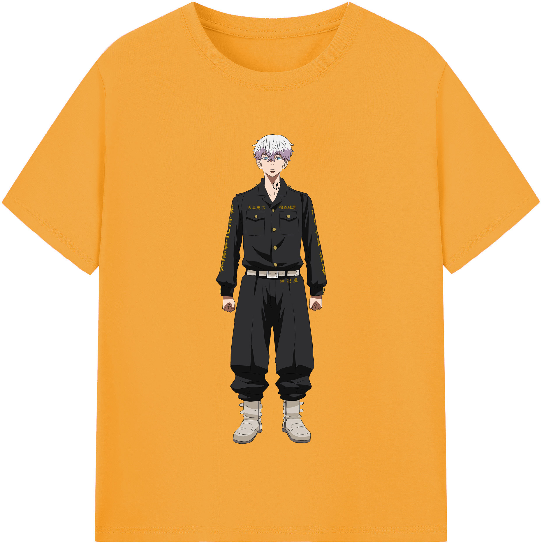 （画像用） 東京リベンジャーズ Tokyo Revengers レディースカジュアルプリントTシャツ（綿100％）