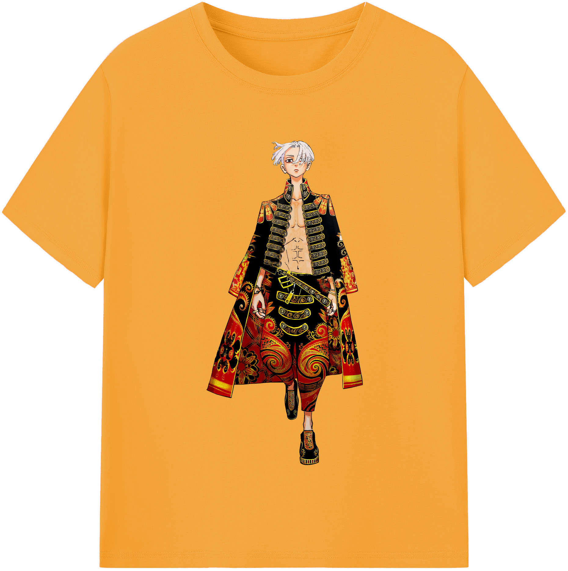 （画像用） 東京リベンジャーズ Tokyo Revengers レディースカジュアルプリントTシャツ（綿100％）