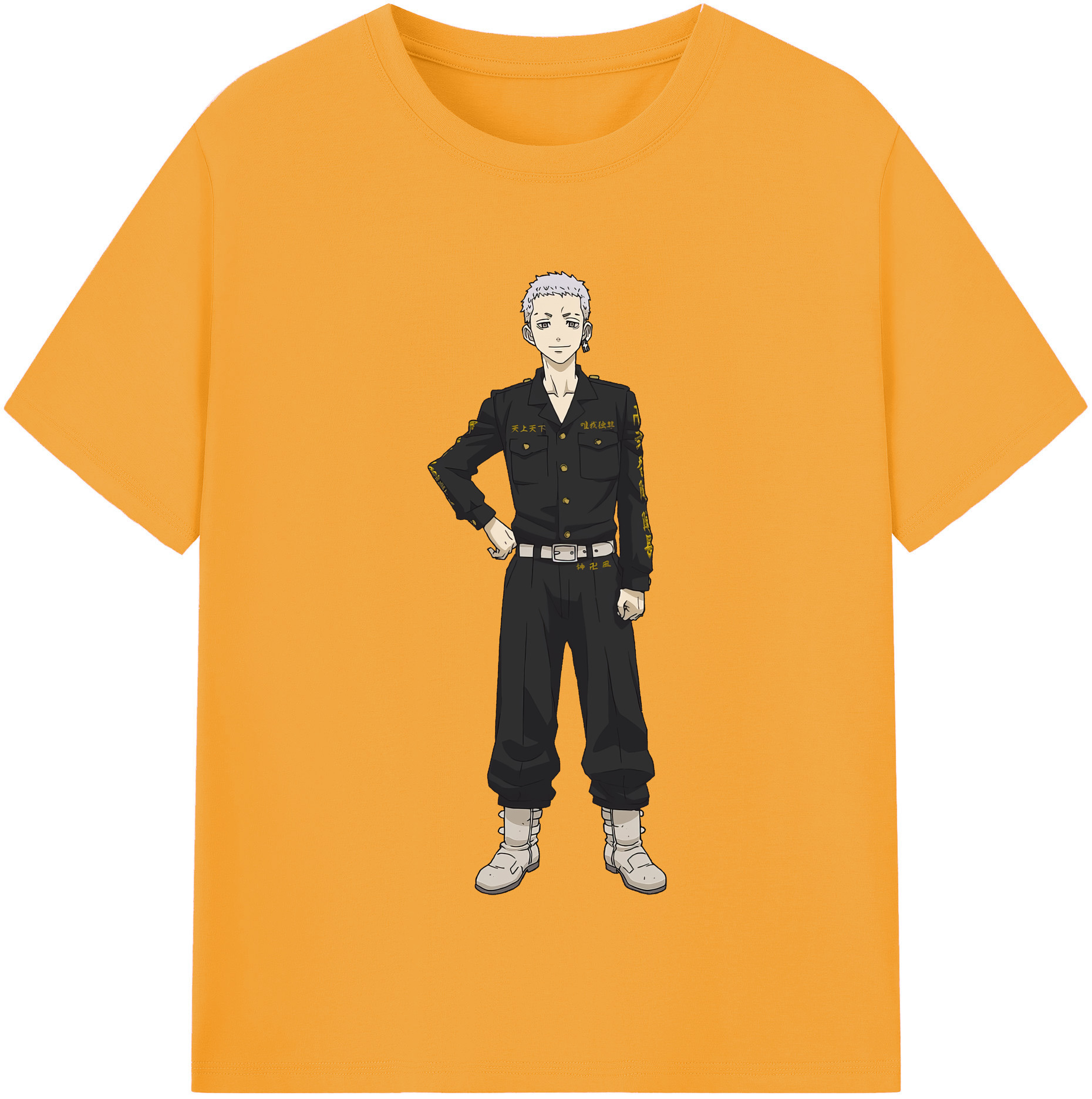 （画像用） 東京リベンジャーズ Tokyo Revengers レディースカジュアルプリントTシャツ（綿100％）