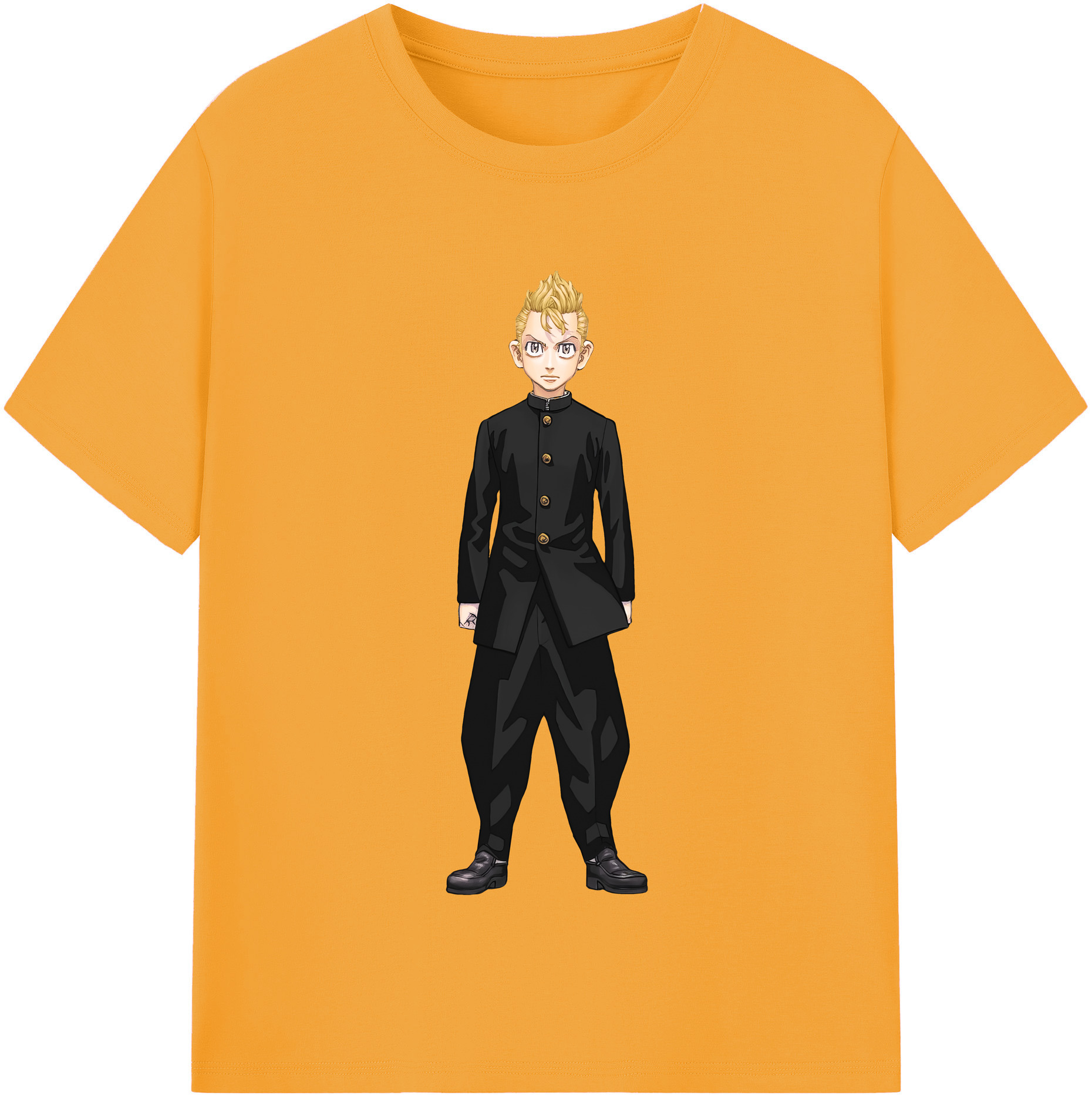 （画像用） 東京リベンジャーズ Tokyo Revengers レディースカジュアルプリントTシャツ（綿100％）