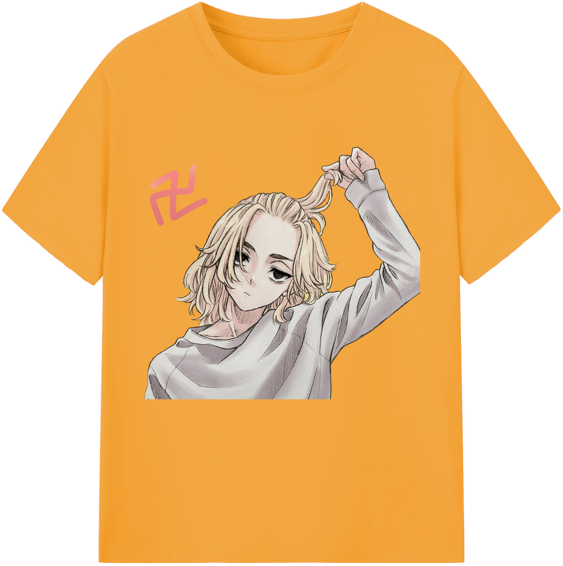 東京リベンジャーズ Tokyo Revengers レディースカジュアルプリントTシャツ（綿100％）