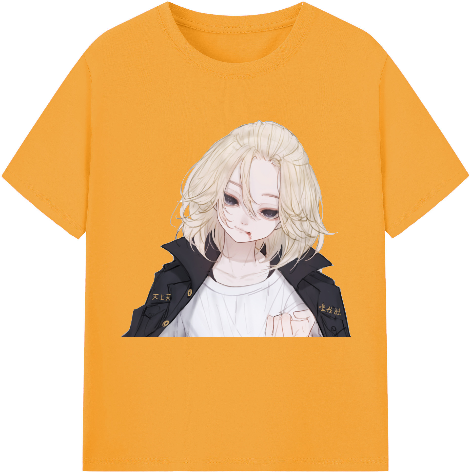 （画像用） 東京リベンジャーズ Tokyo Revengers レディースカジュアルプリントTシャツ（綿100％）
